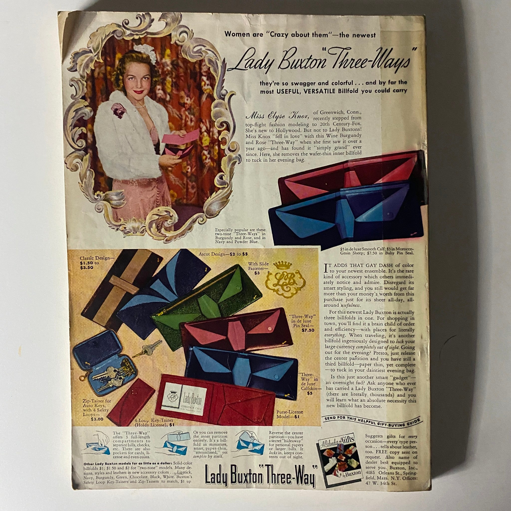 Mademoiselle Magazine October 1940 American Design Number No Label