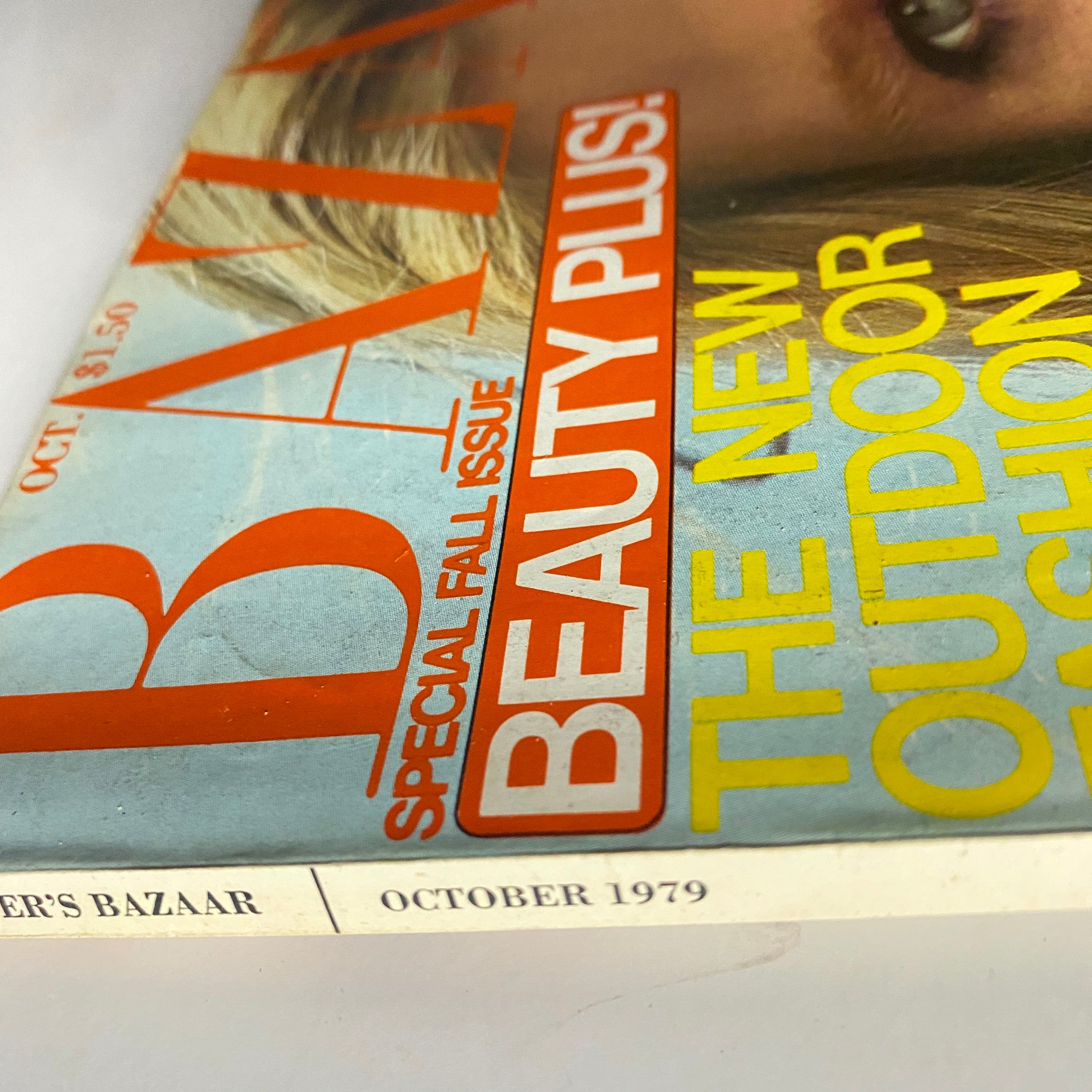 Harper's Bazaar Magazine October 1979 Nancy Donahue Cover VG
