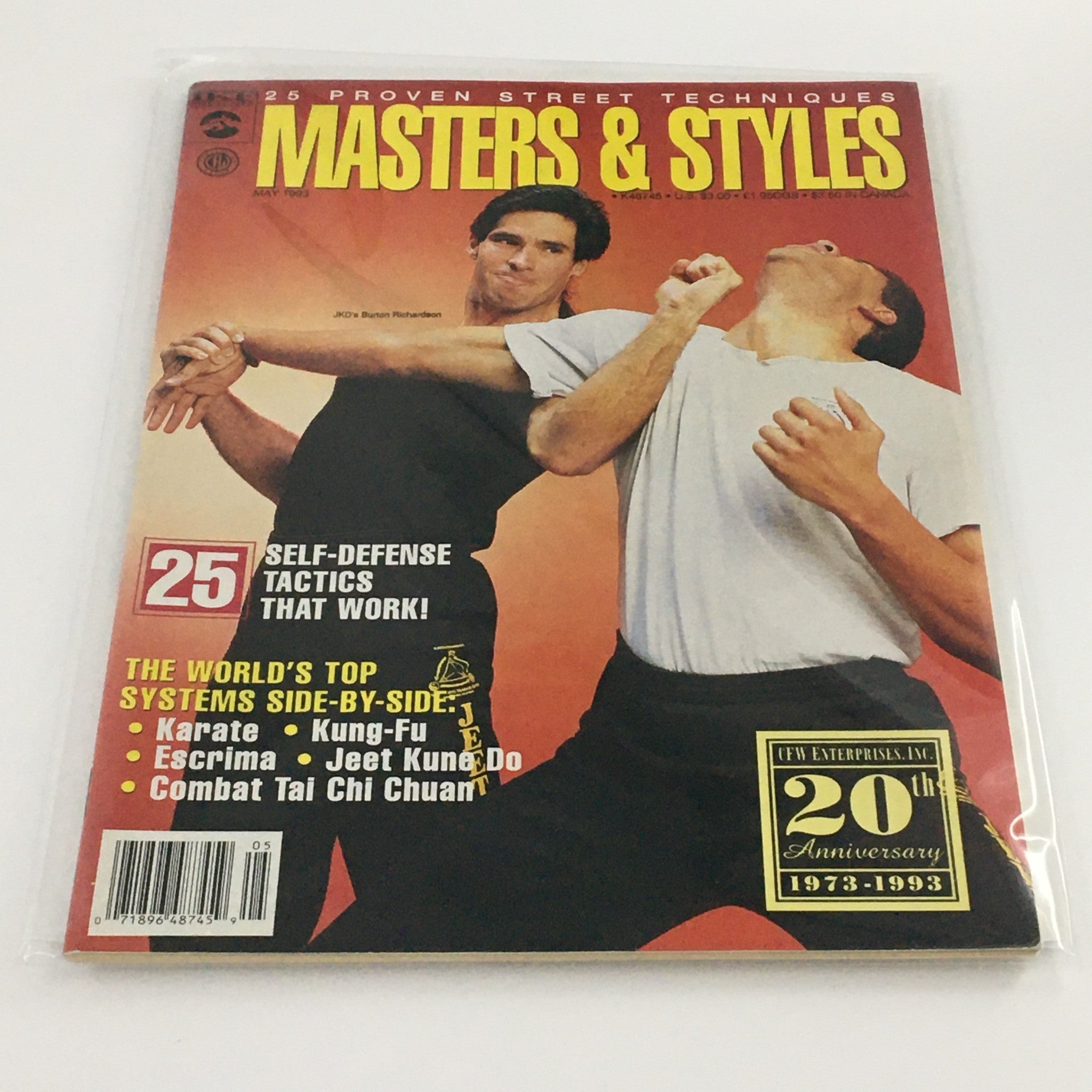 Masters & Styles Magazine May 1993 JKD's Burton Richardson Feature, Ne