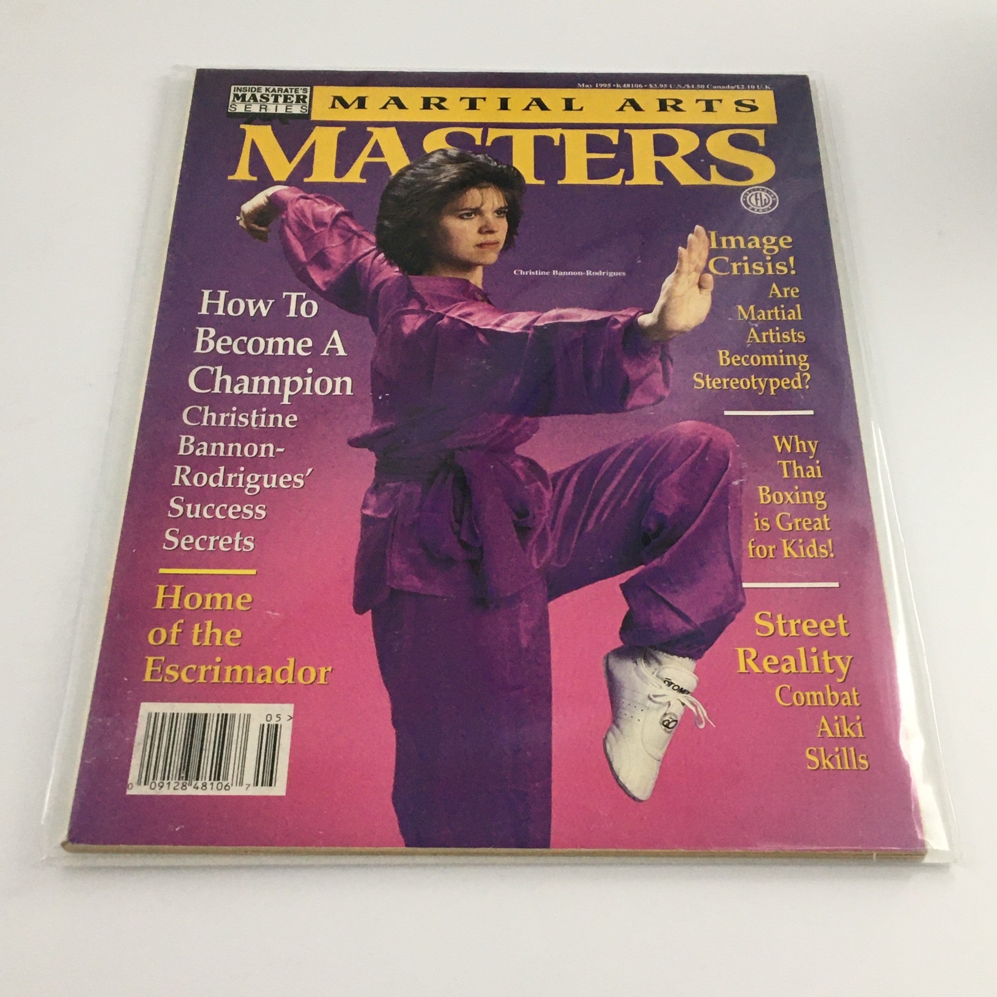 Martial Arts Masters May 1995 Christine Bannon-Rodrigues Feature, Newsstand