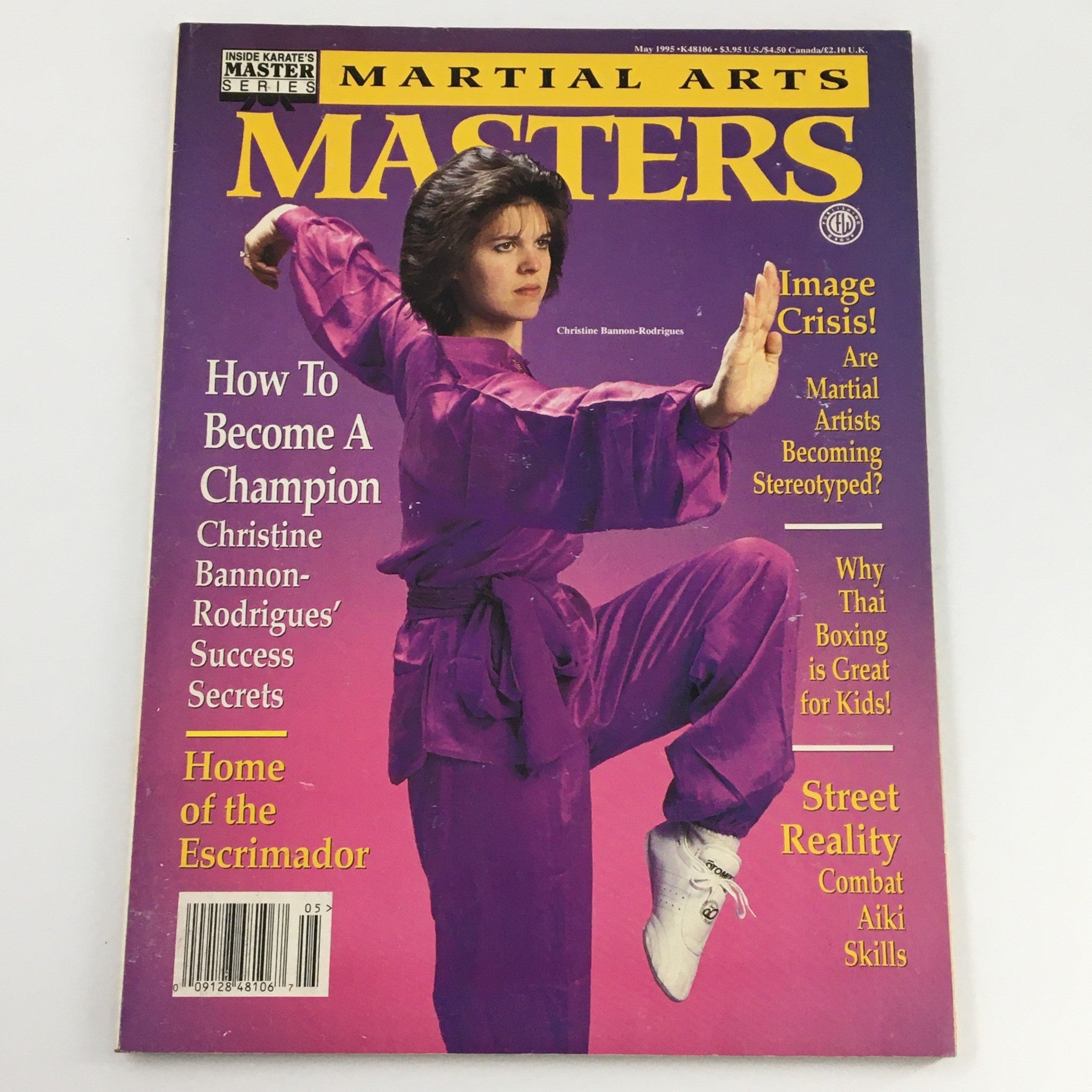 Martial Arts Masters May 1995 Christine Bannon-Rodrigues Feature, Newsstand