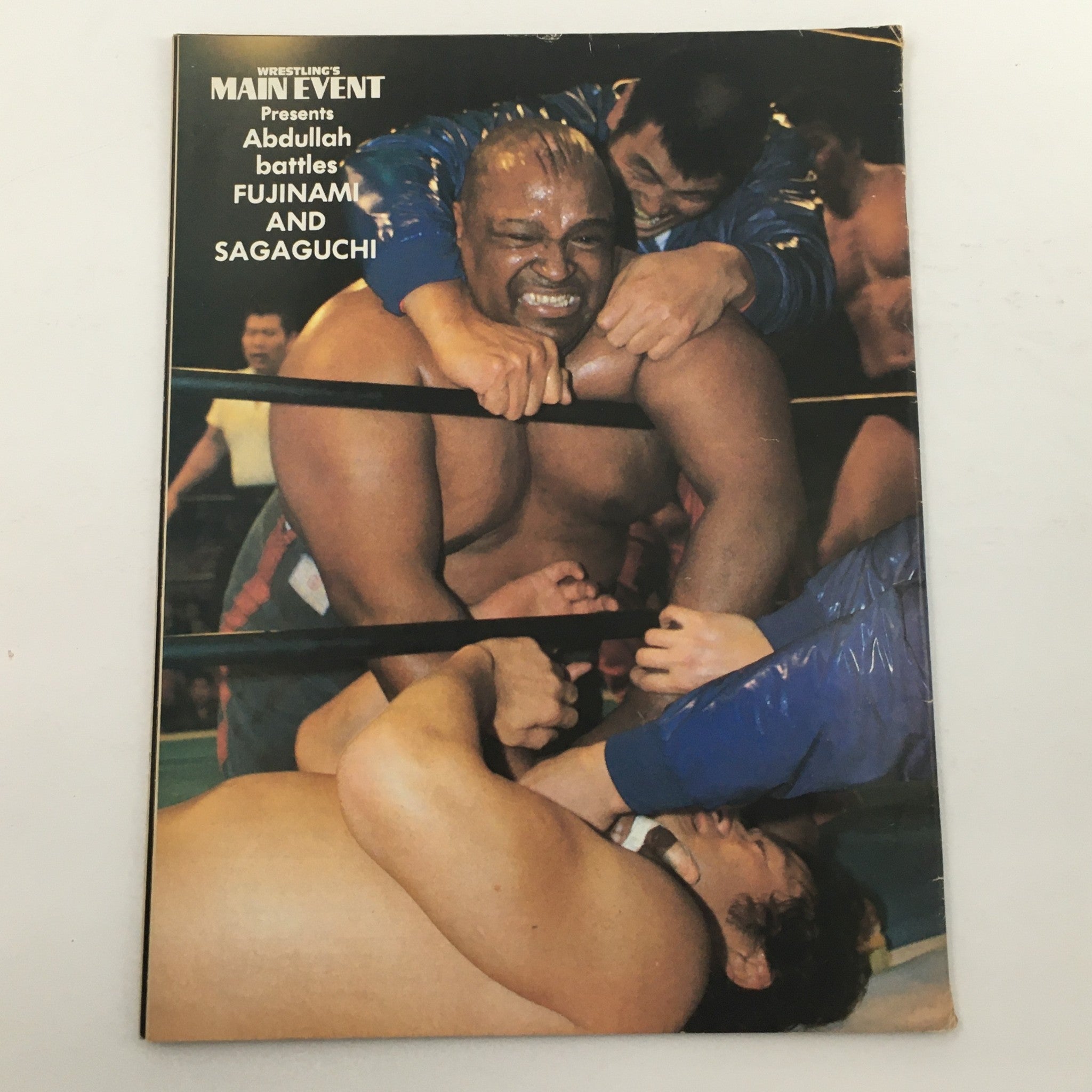 Wrestling's Main Event Magazine July 1983 Champion Ric Flair and Larry Zbyszko