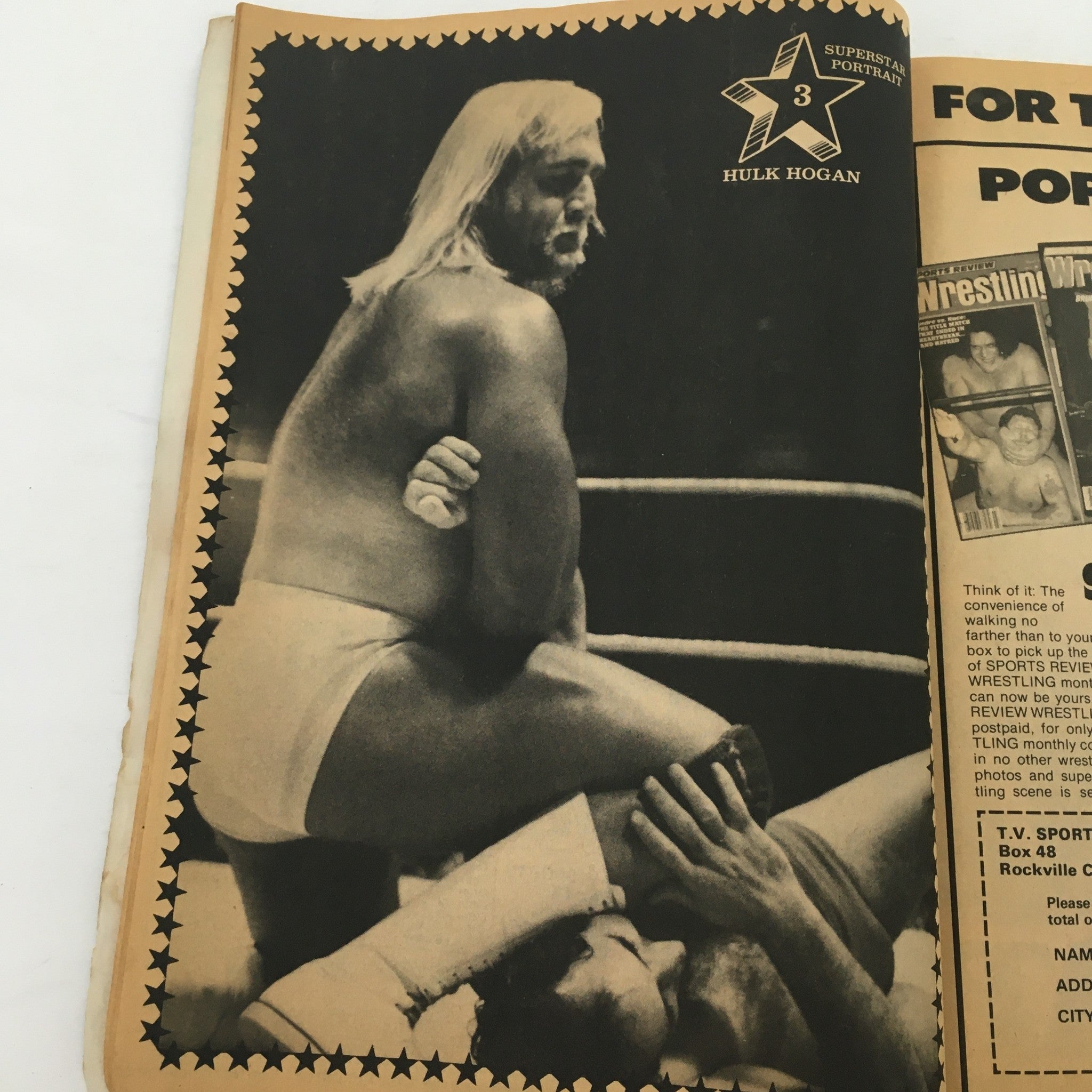 Wrestling Superstars Magazine Fall 1980 Hulk Hogan and Bruno Sammartino Feature