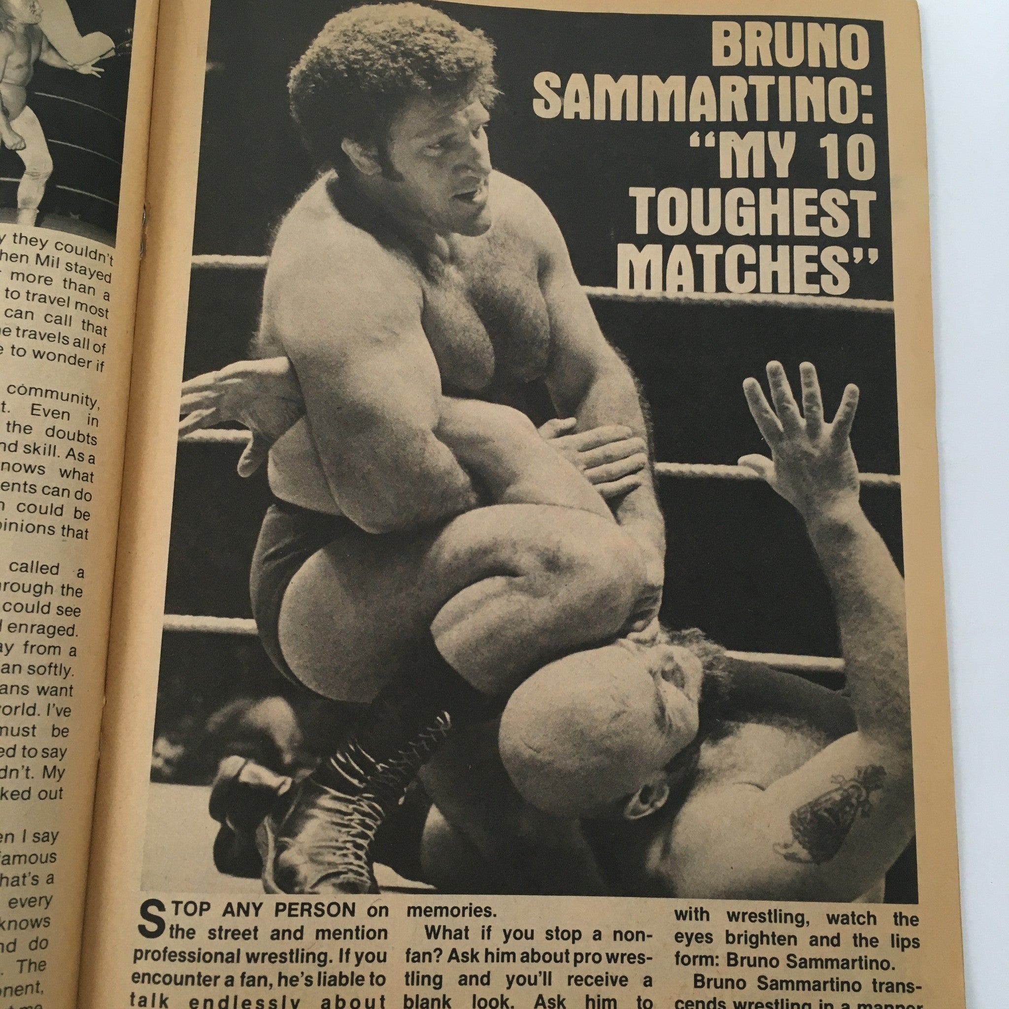 Wrestling Superstars Magazine Fall 1980 Hulk Hogan and Bruno Sammartino Feature