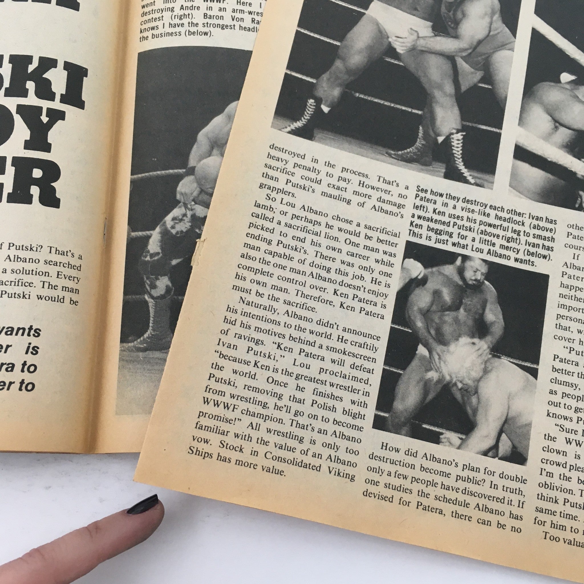 Wrestling Superstars Magazine Spring 1980 Andre The Giant's Brush with Death