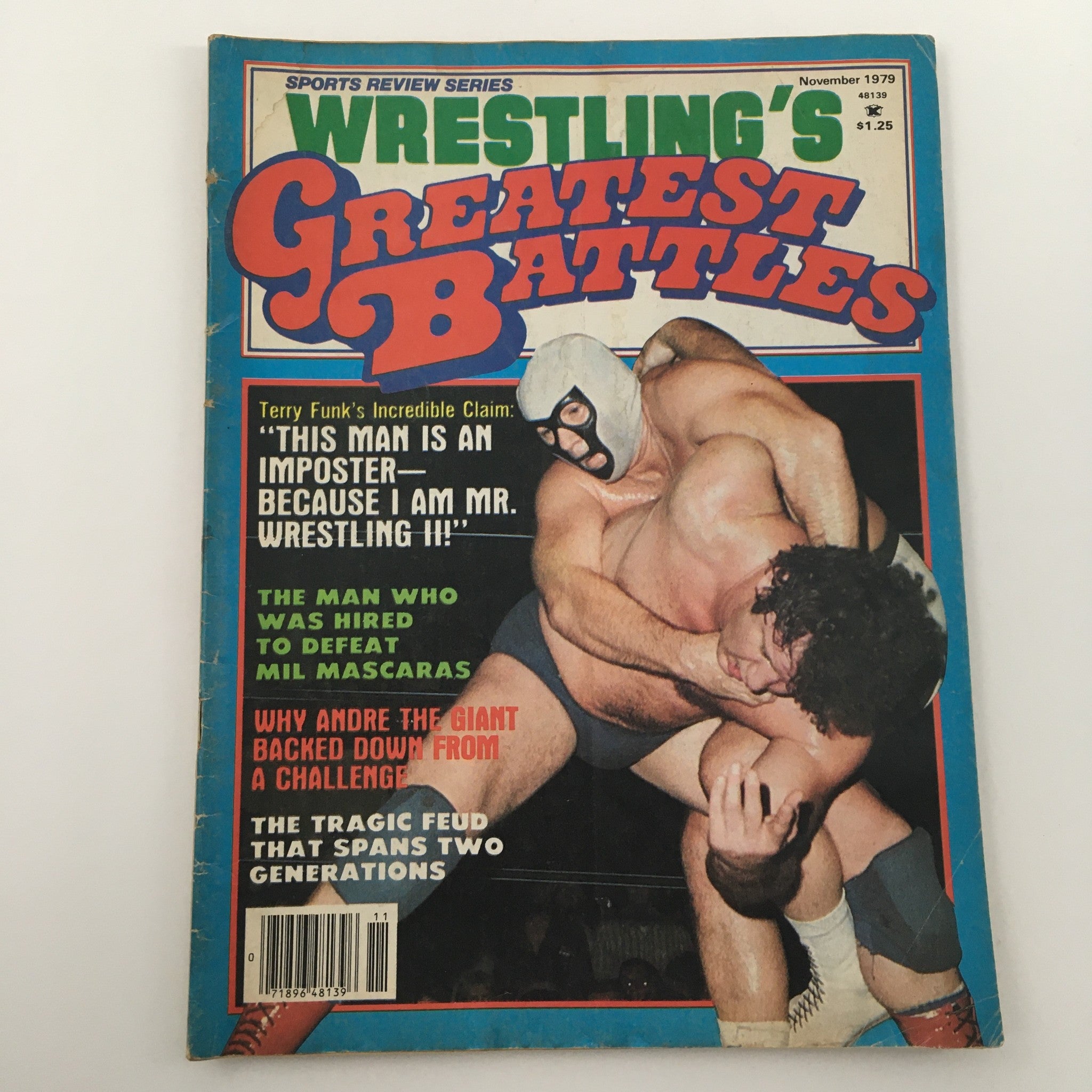 Wrestling's Greatest Battles Magazine November 1979 Andre The Giant & Terry Funk