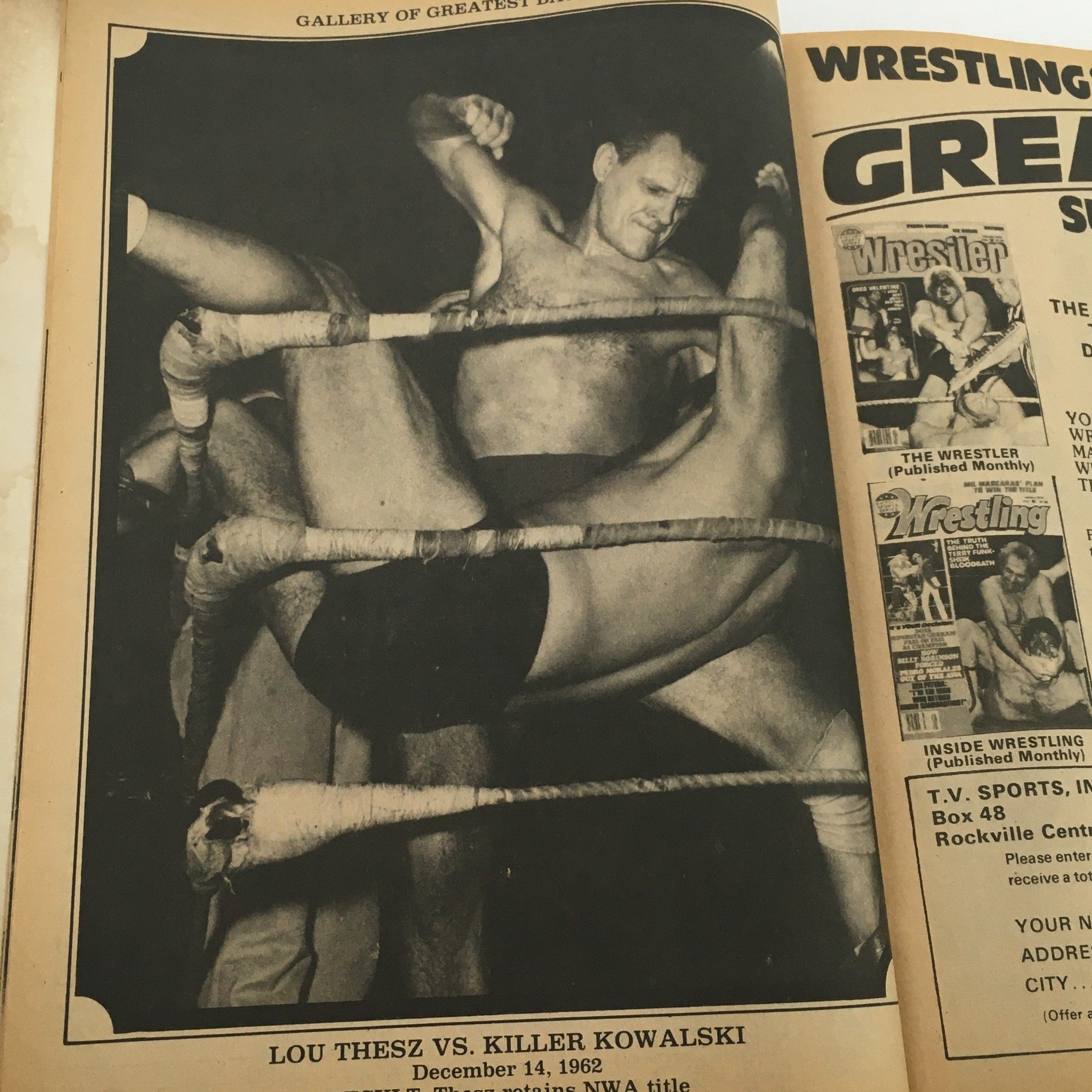 Wrestling's Greatest Battles Magazine November 1979 Andre The Giant & Terry Funk