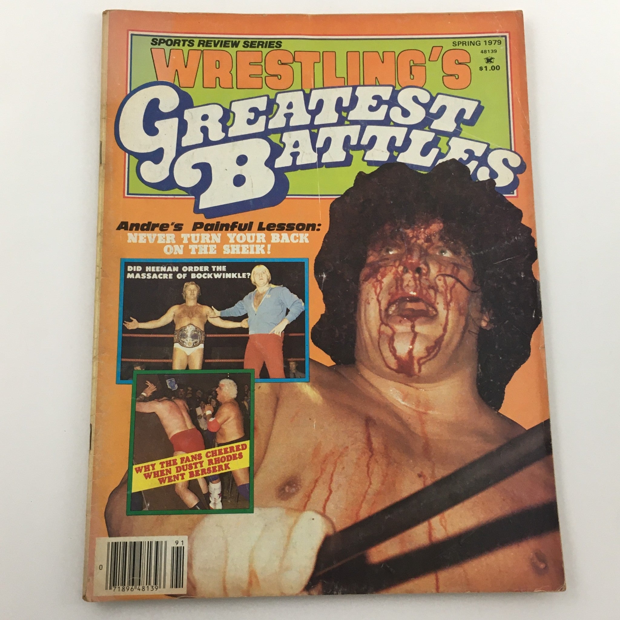 Wrestling's Greatest Battles Magazine Spring 1979 Andre The Giant Painful Lesson