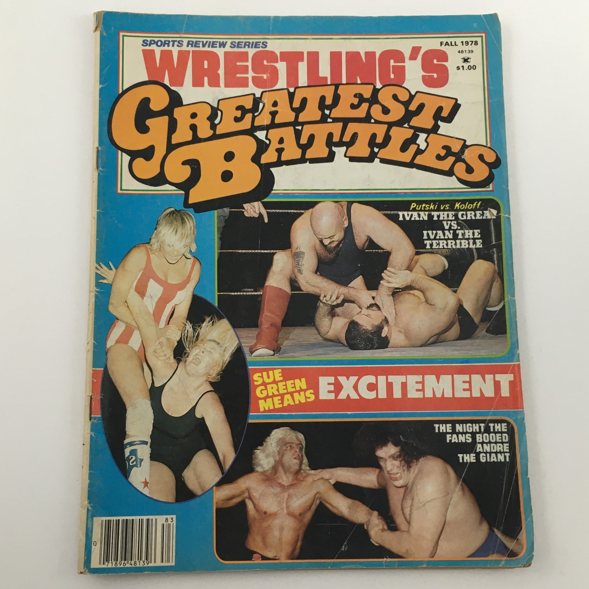 Wrestling's Greatest Battles Magazine Fall 1978 Andre the Giant vs Ox Baker