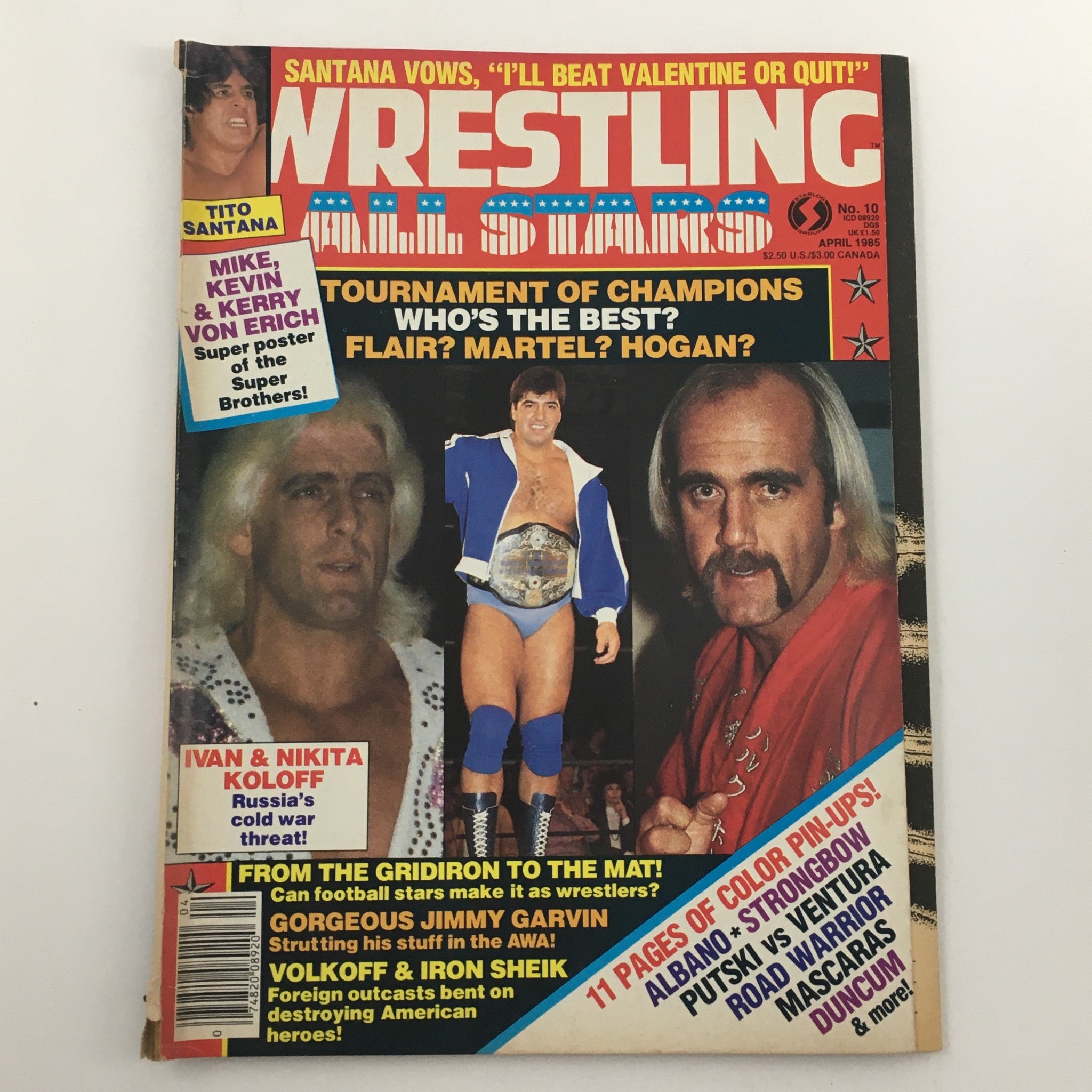 Wrestling All Stars Magazine April 1985 #10 Hulk Hogan vs Nick Bockwinkel