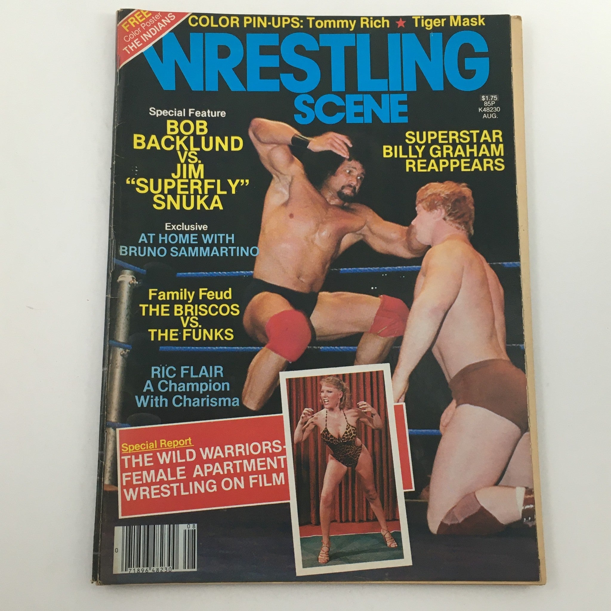 Wrestling Scene Magazine August 1982 Vol 1 #1 Hulk Hogan and Tommy Rich Feature