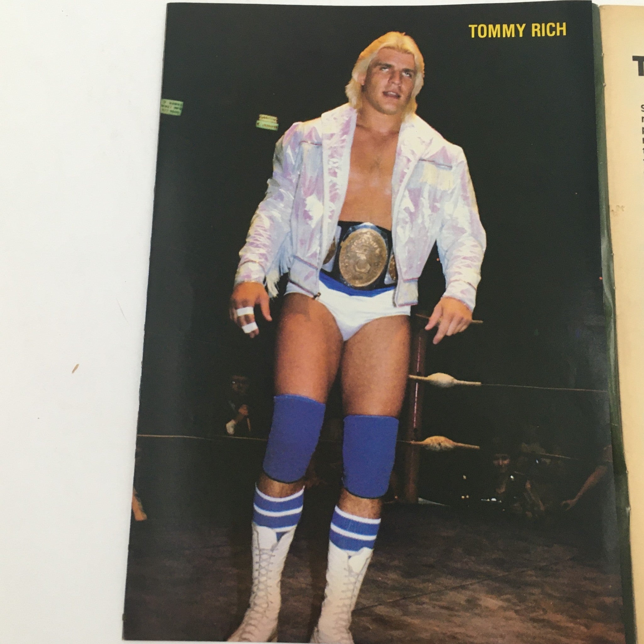 Wrestling Scene Magazine August 1982 Vol 1 #1 Hulk Hogan and Tommy Rich Feature