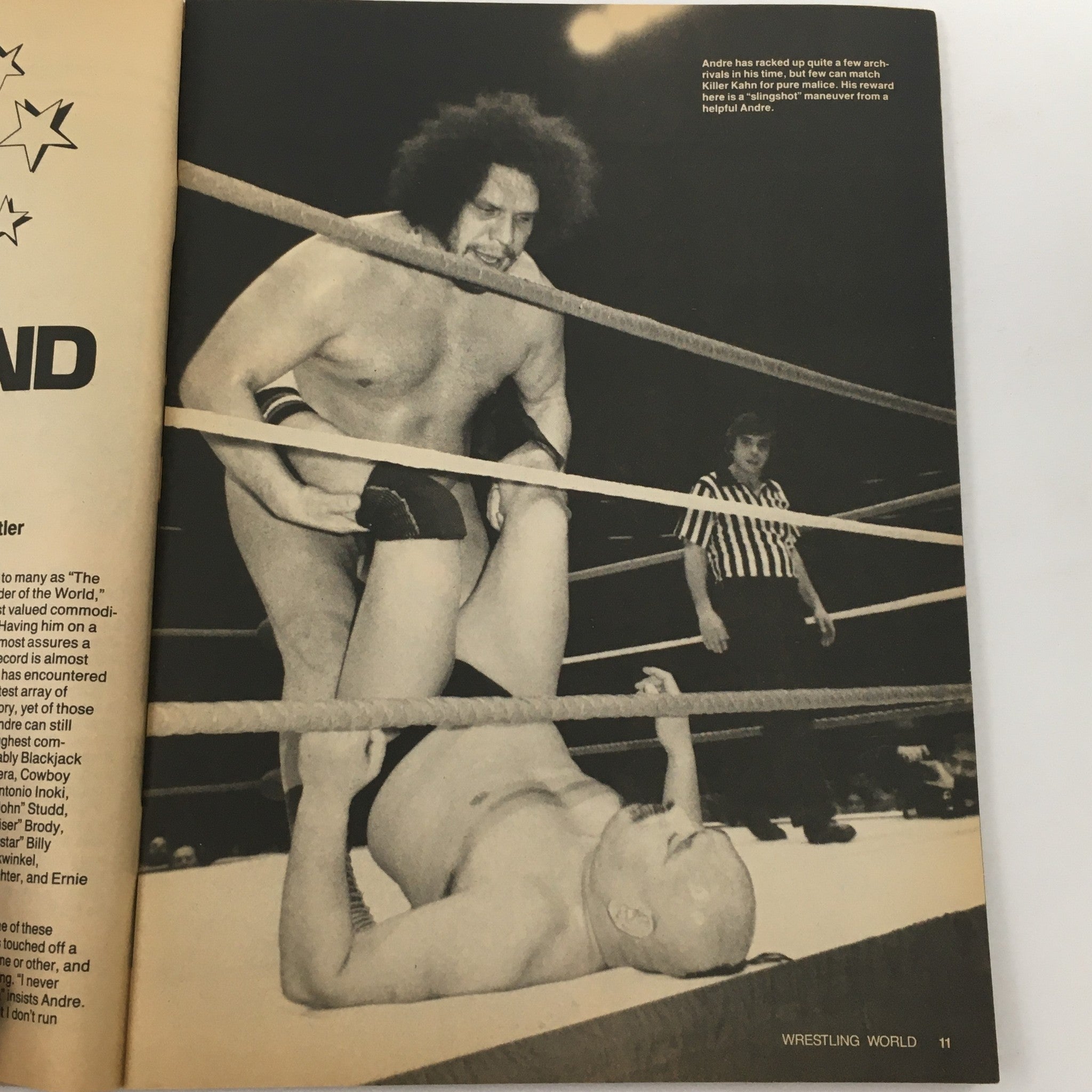 Wrestling World Magazine August 1984 Andre the Giant and Hulk Hogan Feature