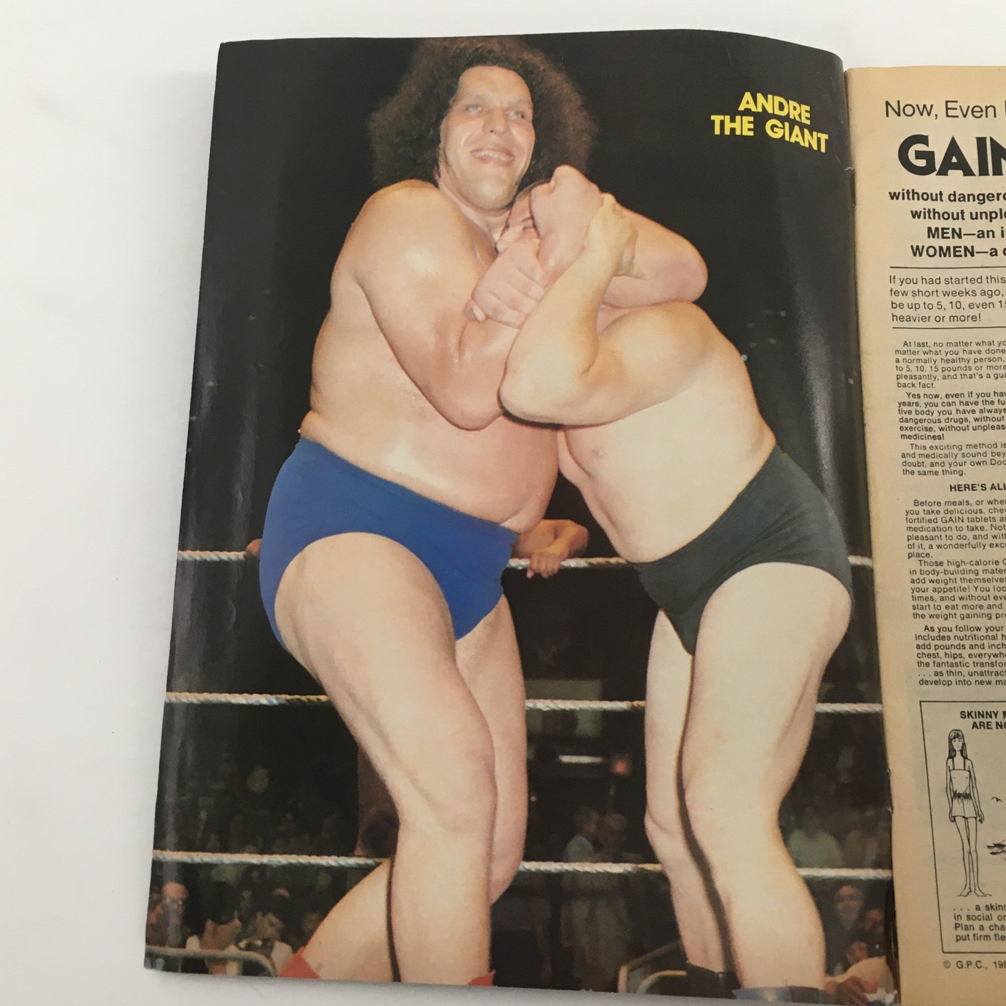 Wrestling World Magazine 1981 Andre the Giant Vows To Destroy Killer Kahn