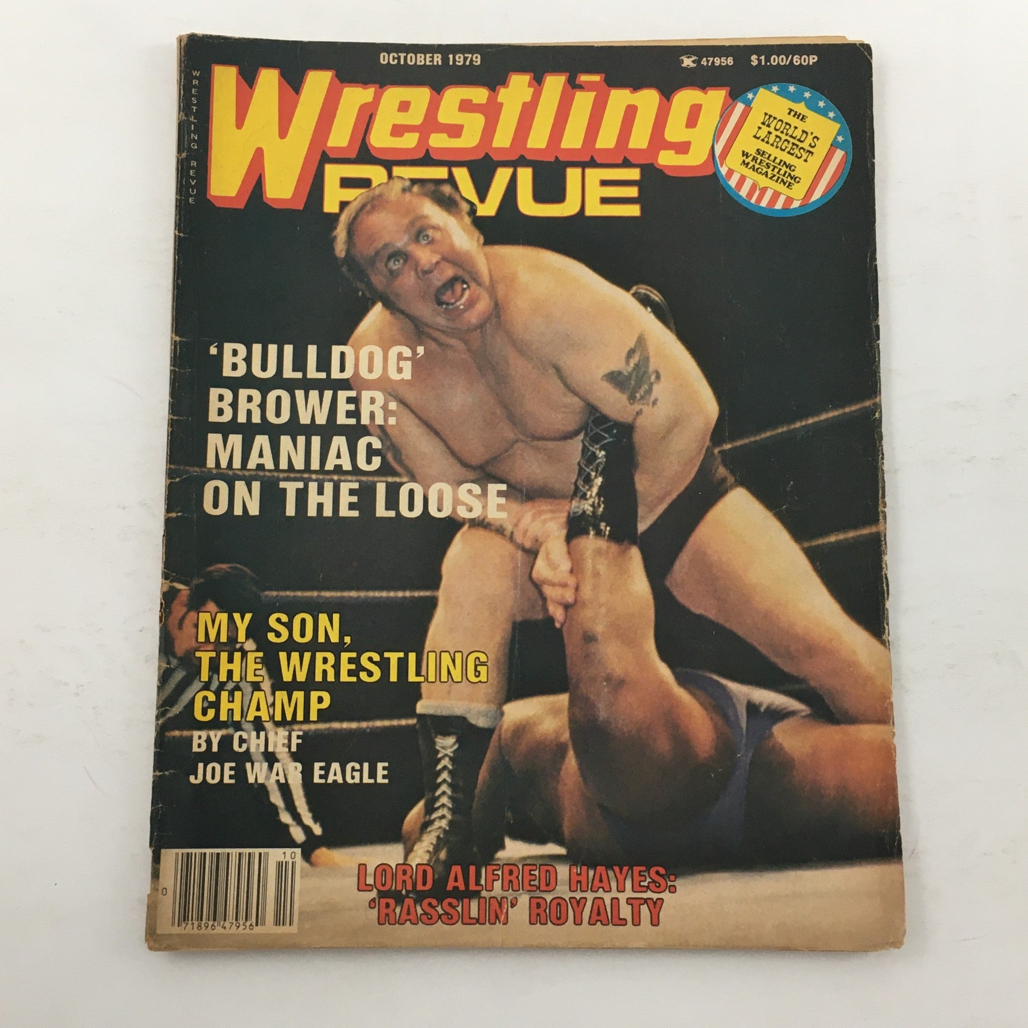 Wrestling Revue Magazine October 1979 Bulldog Brower and Lord Alfred Hayes