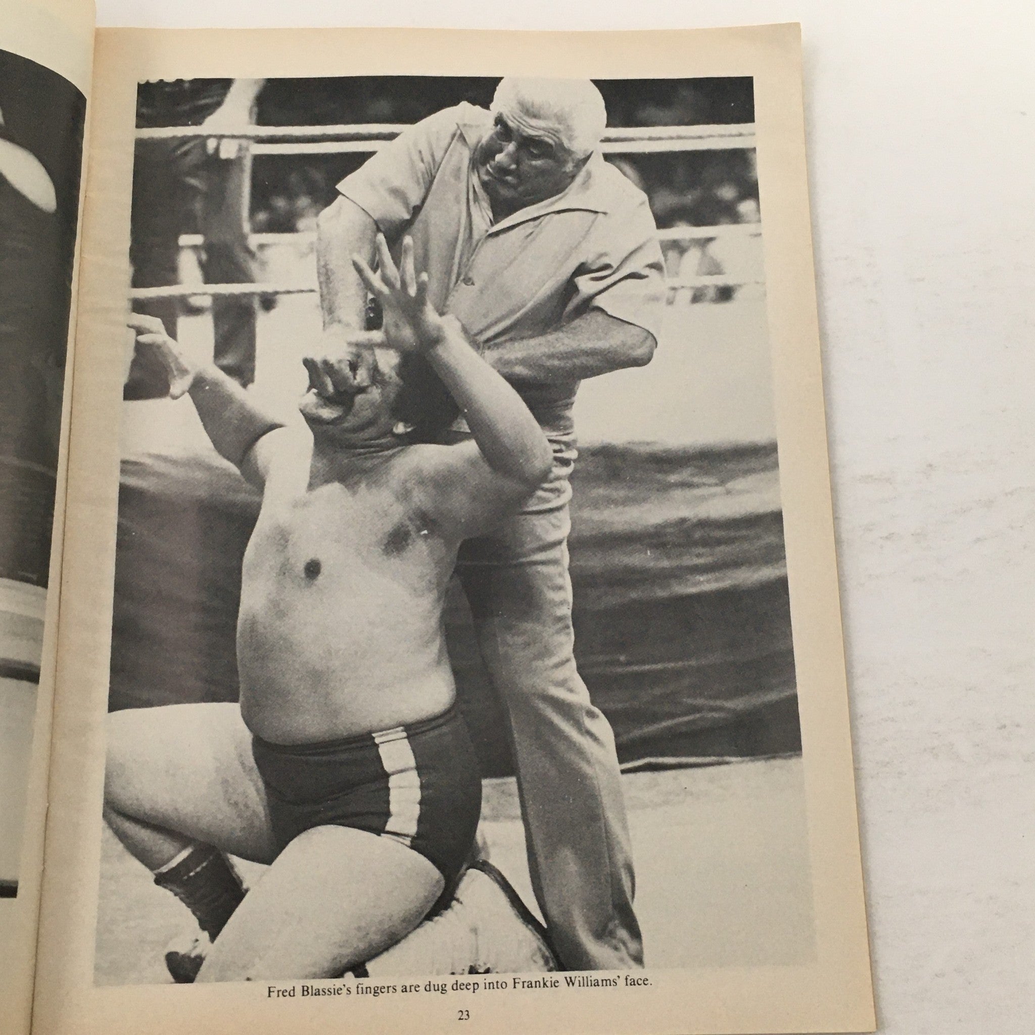 Wrestling Action Photo Album 1982 Vol 1 Andre The Giant and Bruno Sammartino