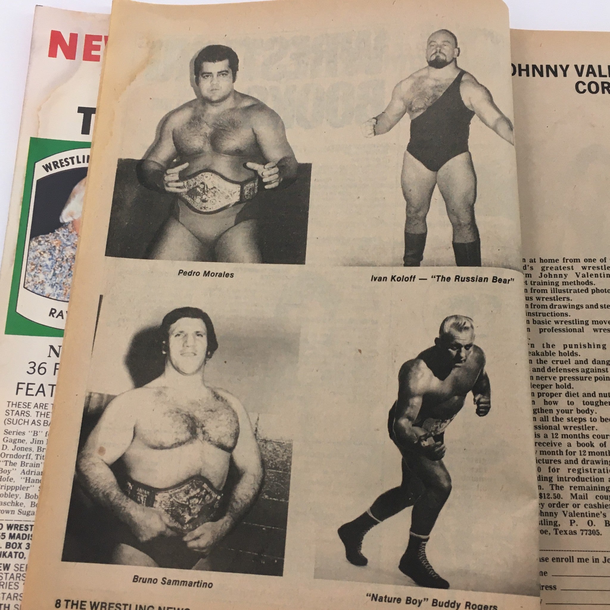 Wrestling Revue Magazine September 1982 Ric Flair and Bob Backlund Feature