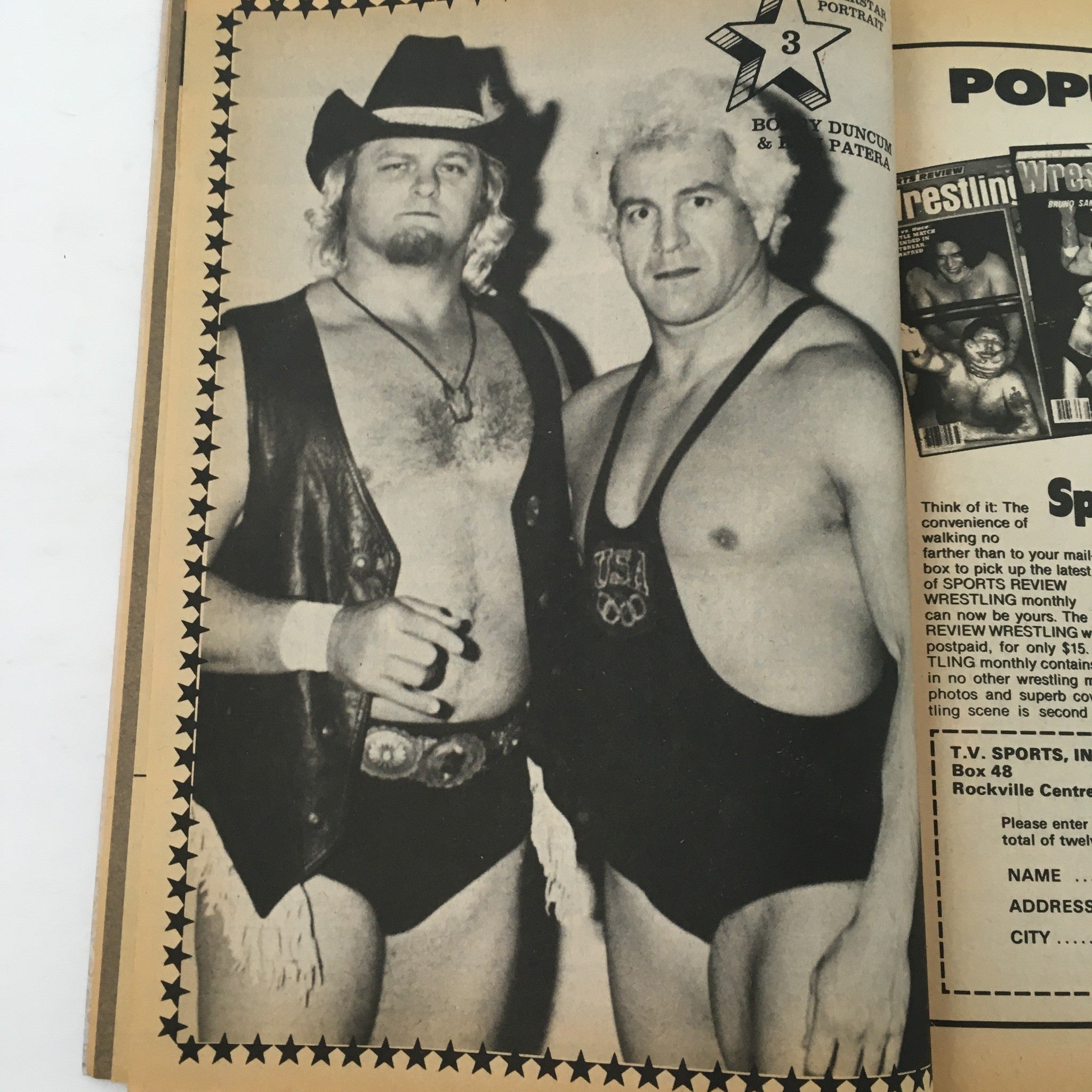 Wrestling Superstars Magazine Winter 1982 Mil Mascaras, Bob Buckland, Ric Flair