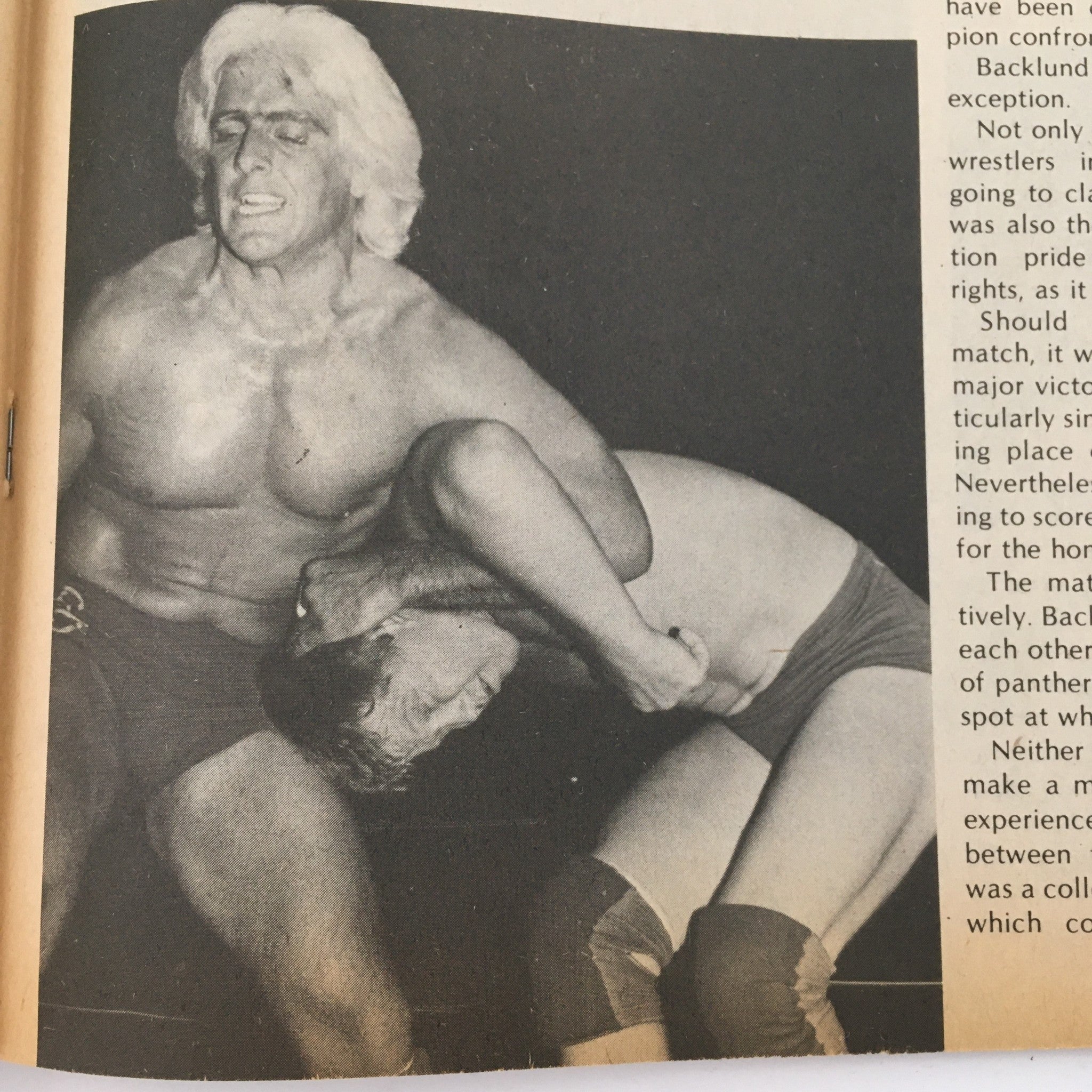 Wrestling Superstars Magazine Winter 1982 Mil Mascaras, Bob Buckland, Ric Flair