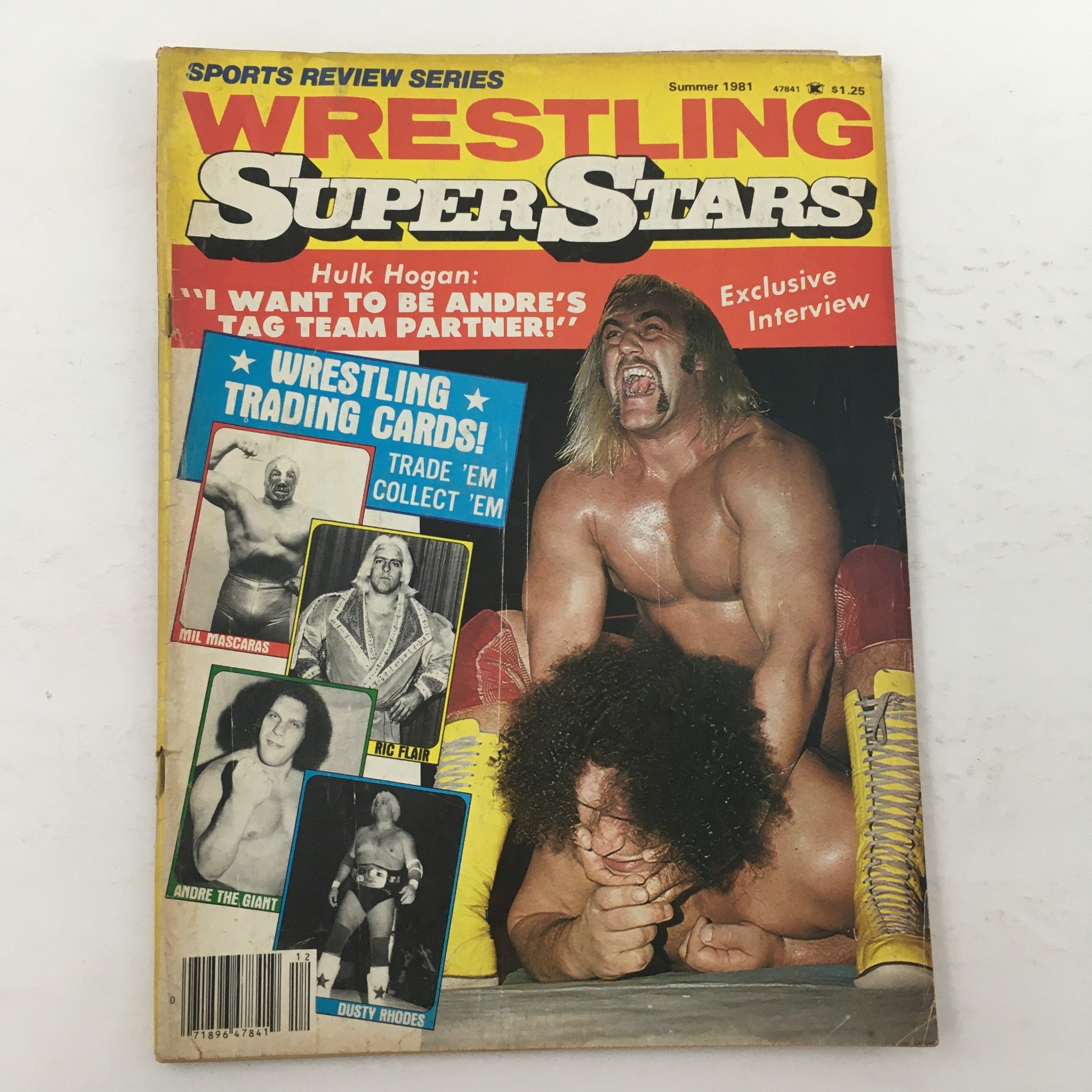 Wrestling Superstars Magazine Summer 1981 Hulk Hogan and Andre the Giant Feature