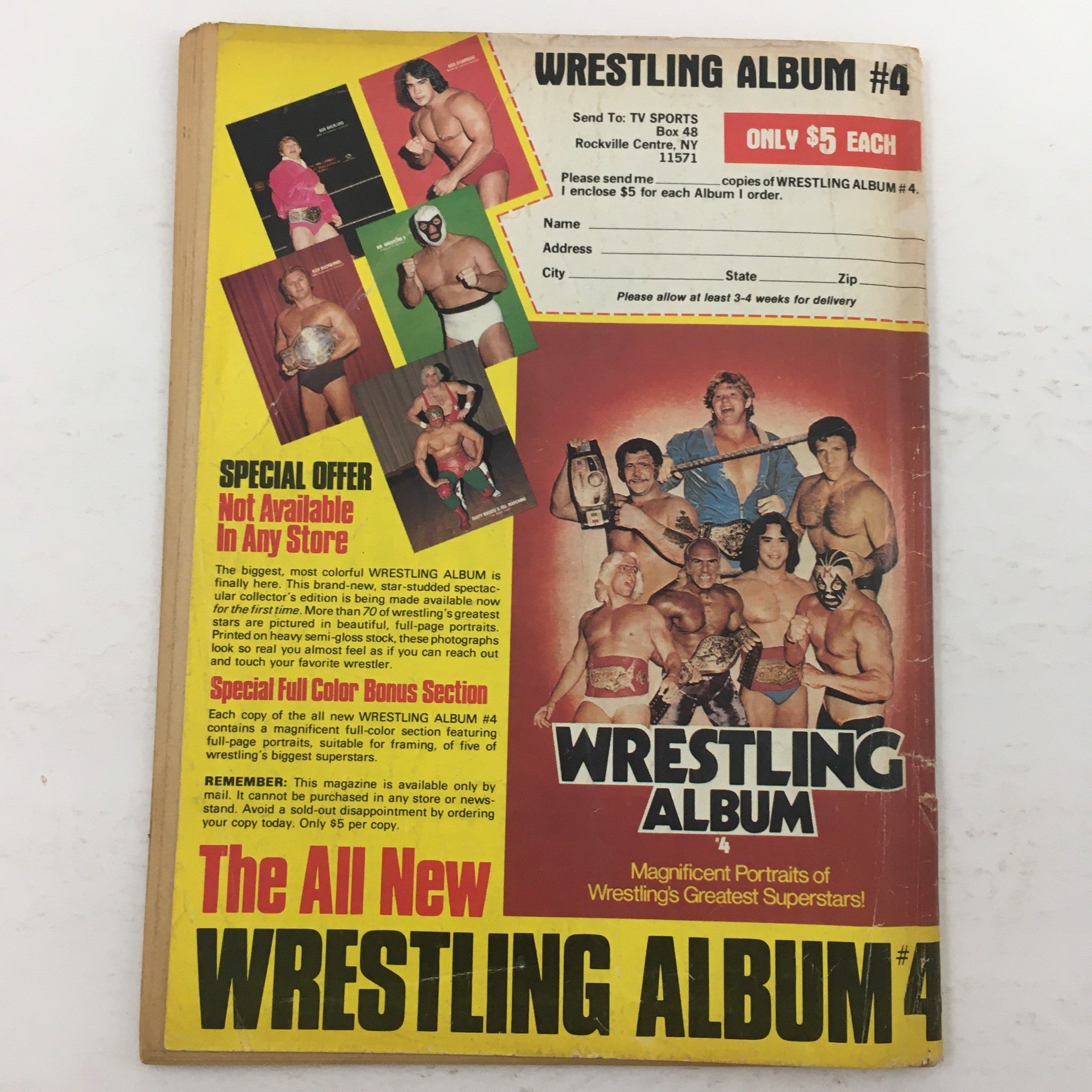 Wrestling Superstars Magazine Summer 1981 Hulk Hogan and Andre the Giant Feature