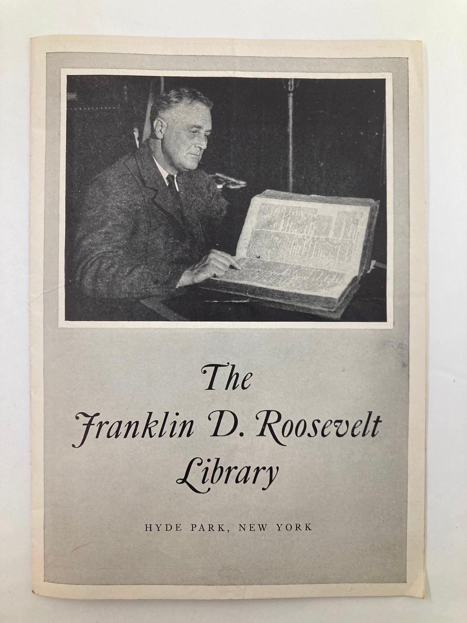 1951 Program Souvenir Hyde Park, New York The Franklin D. Roosevelt Library