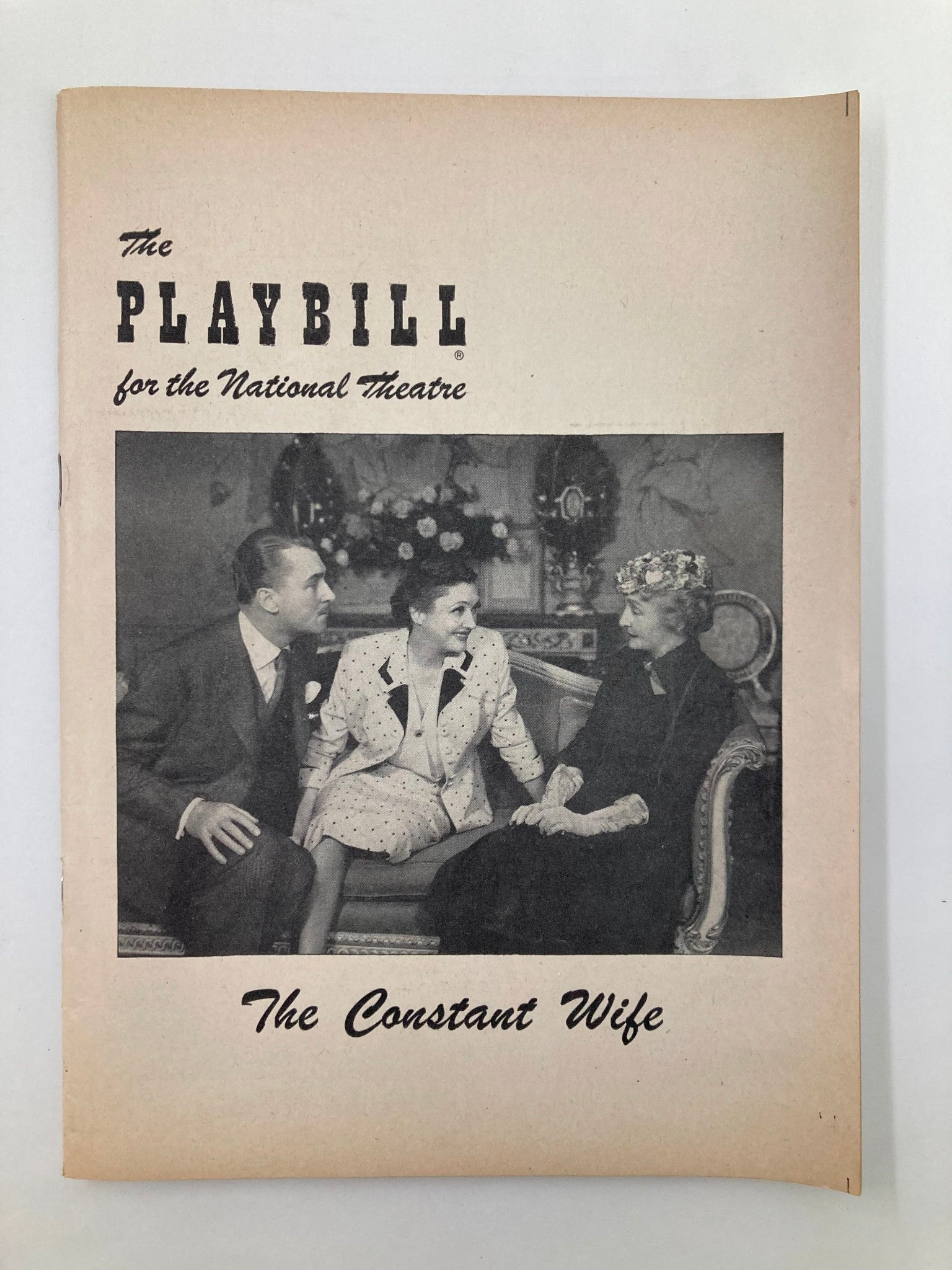 1952 Playbill National Theatre Katharine Cornell in The Constant Wife