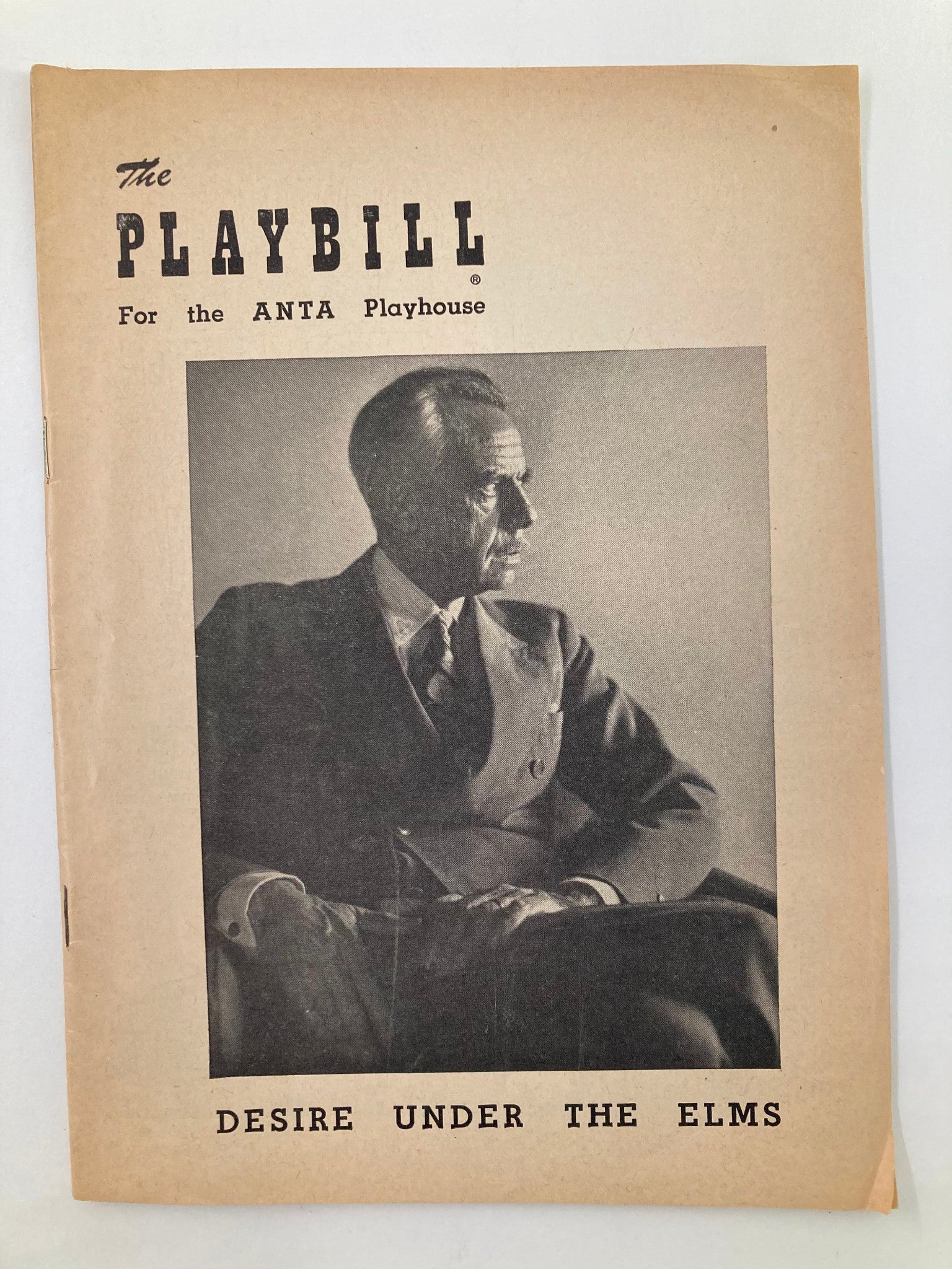 1952 Playbill Anta Playhouse Karl Malden, Carol Stone in Desire Under The Elms