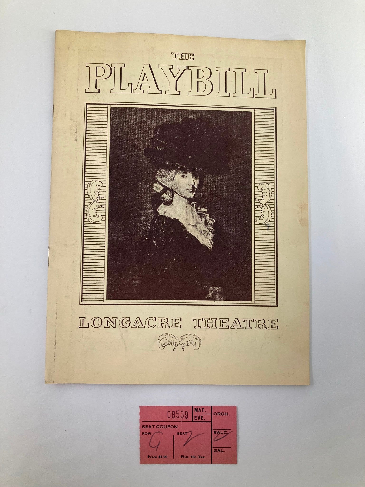 1938 Playbill Longacre Theatre Frank Conroy in On Borrowed Time