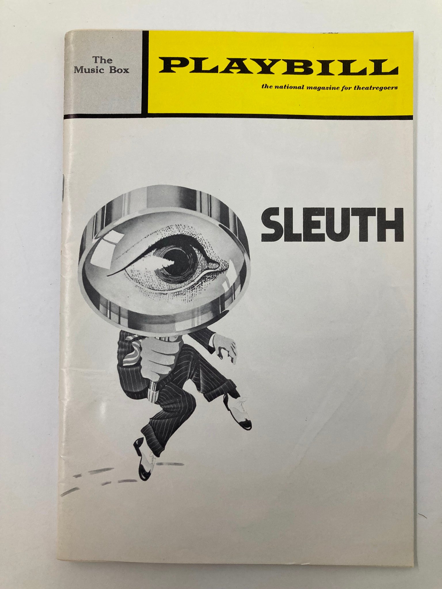 1971 Playbill The Music Box Paul Rogers, Keith Baxter in Sleuth