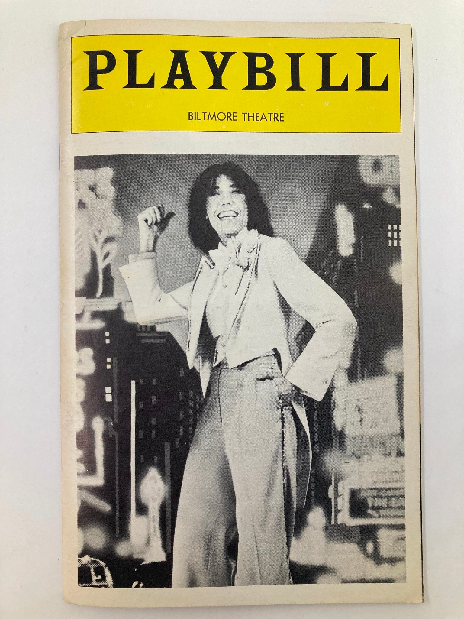 1977 Playbill Biltmore Theatre Lily Tomlin in Appearing Nitely