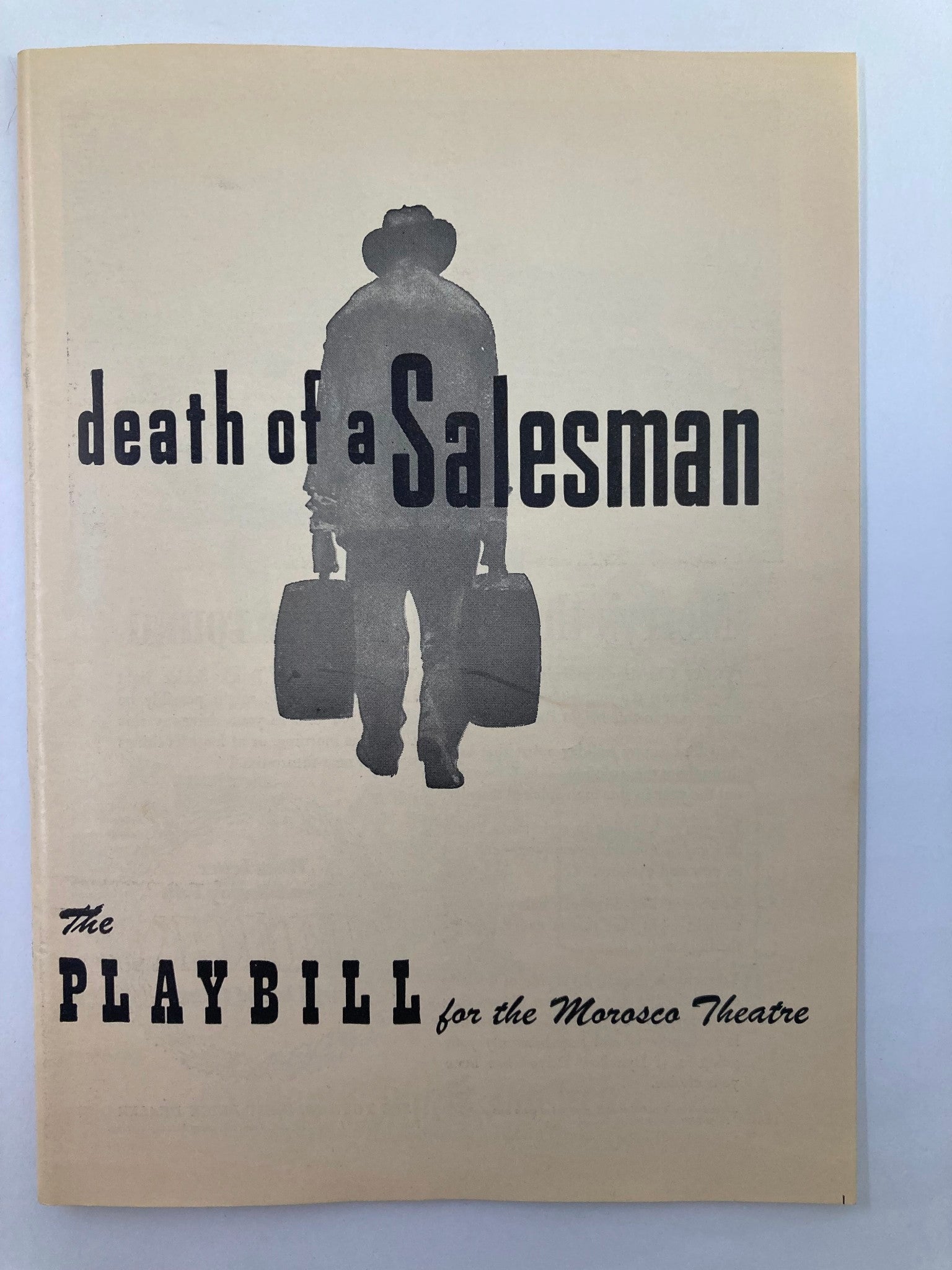 1949 Playbill Morosco Theatre Gene Lockhart in Death of a Salesman