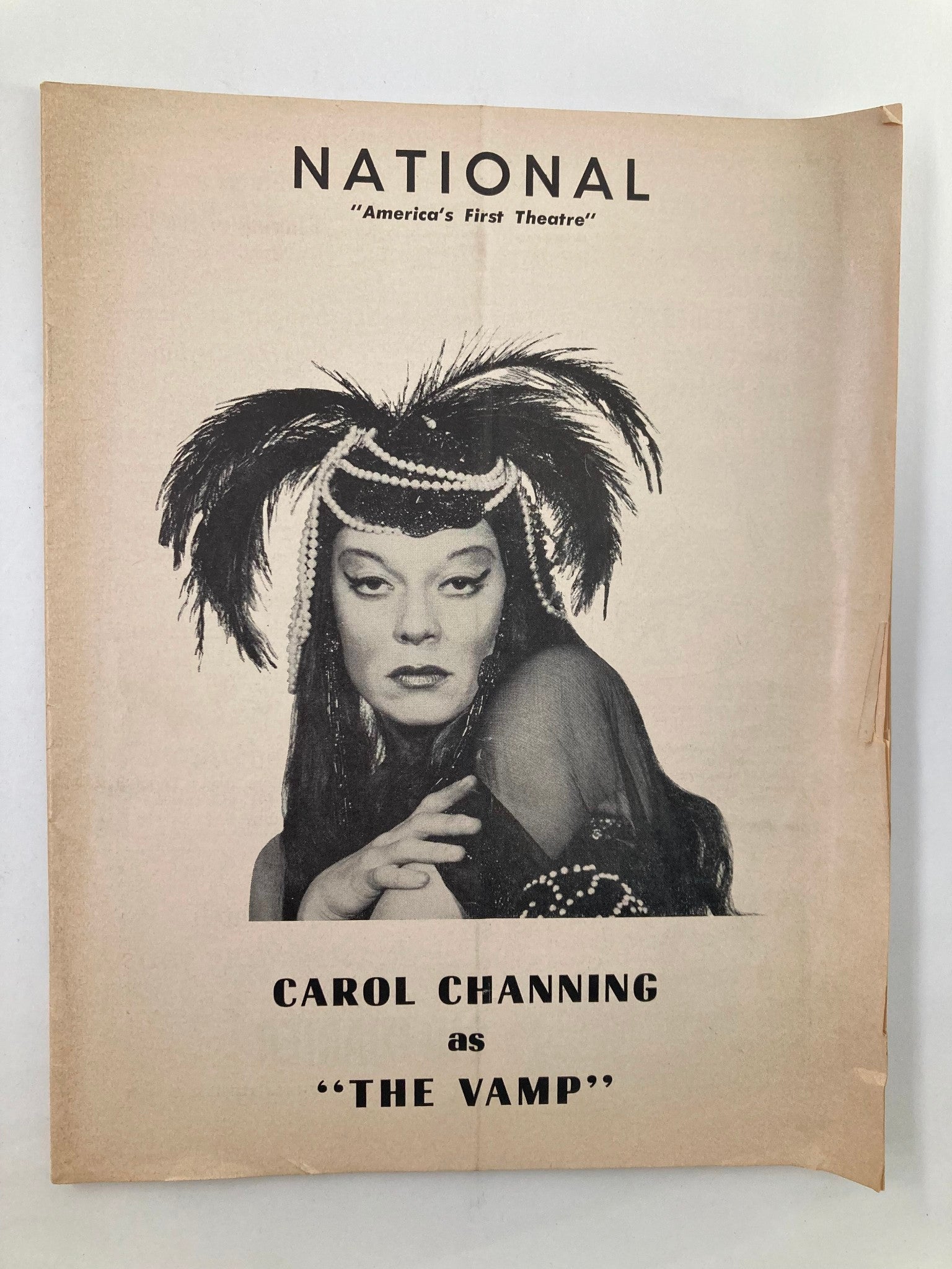 1955 Souvenir Program National Theatre Carol Channing in The Vamp