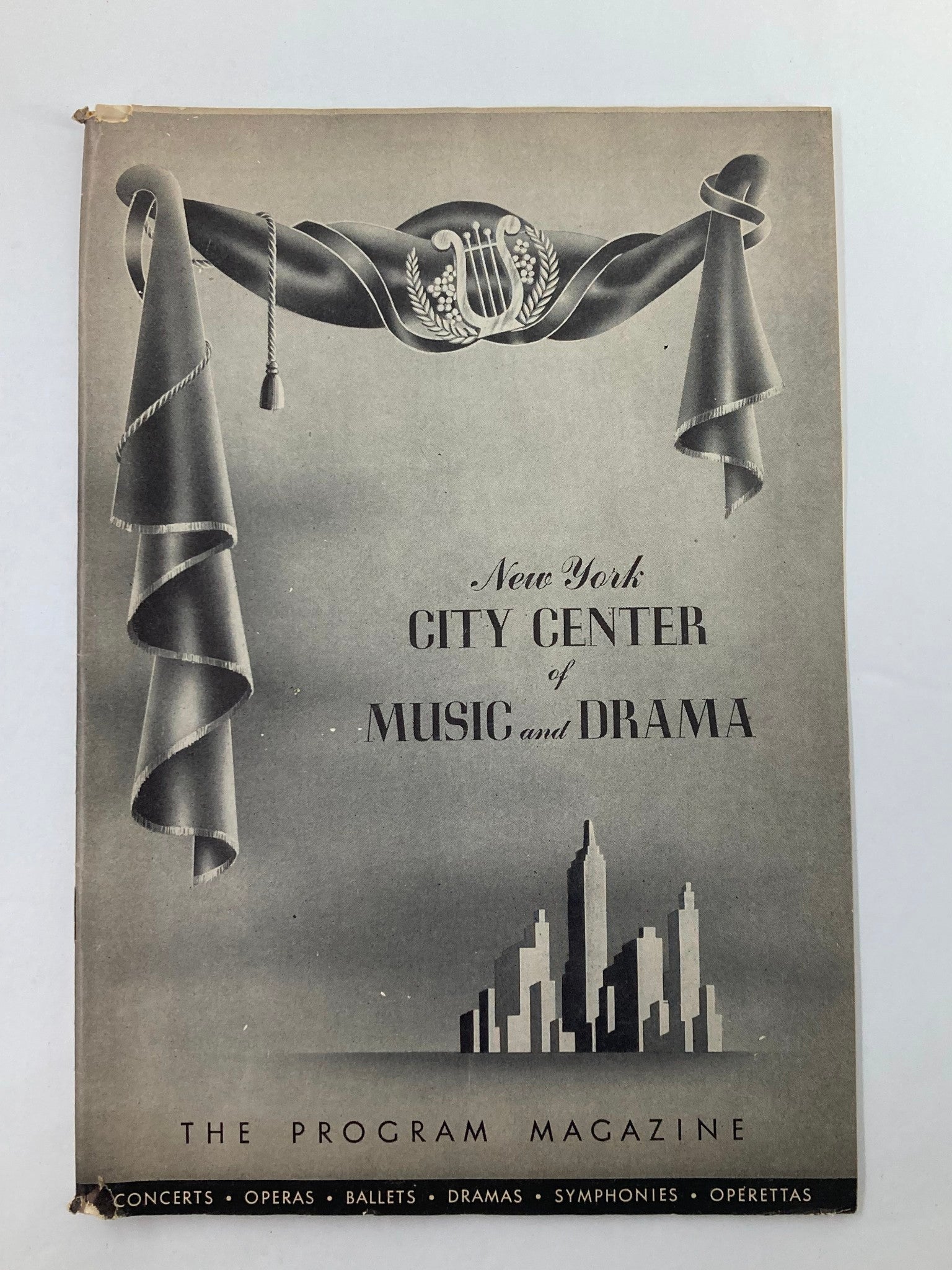 1948 Program Magazine New York City Center George Matthews in S.S. Glencairn