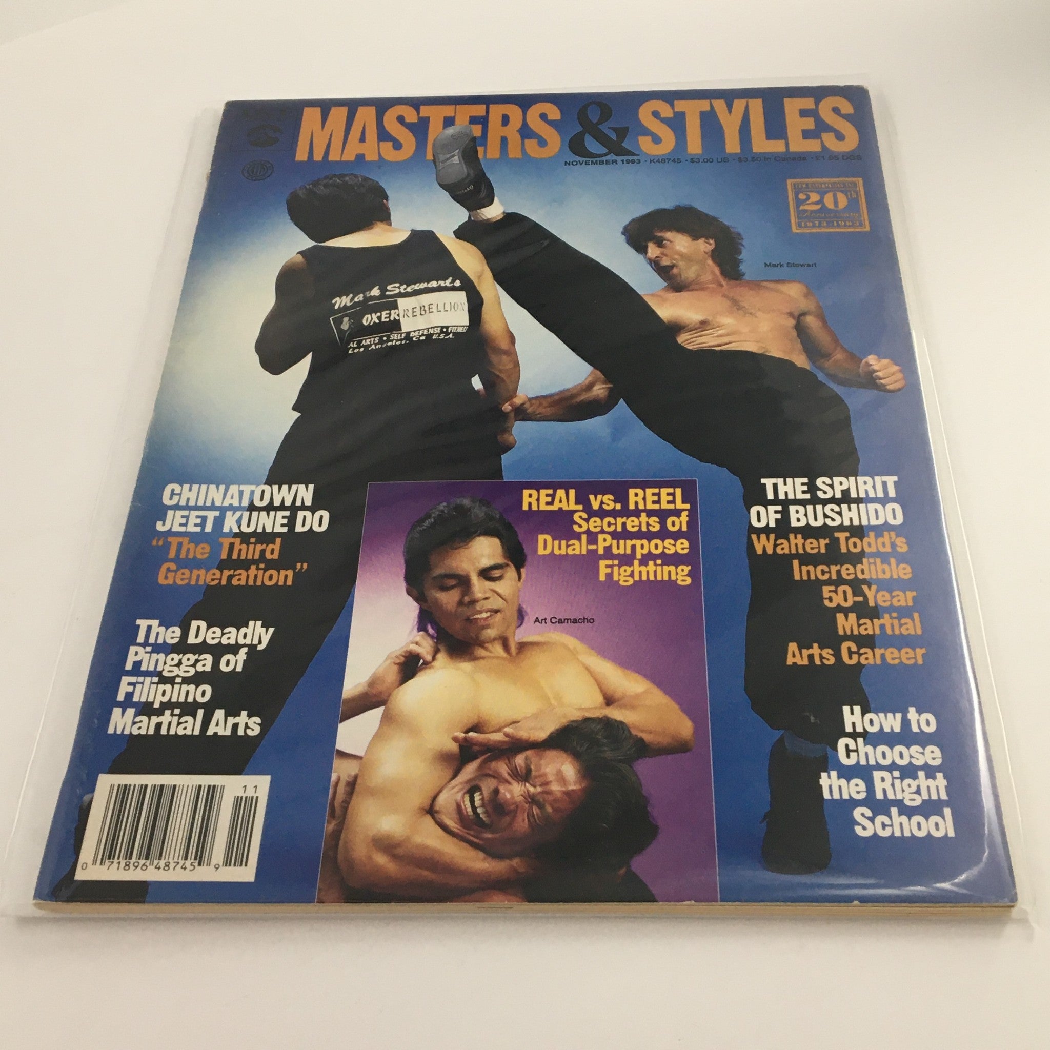 Masters & Styles Magazine November 1993 Mark Stewart and Art Camacho, Newsstand