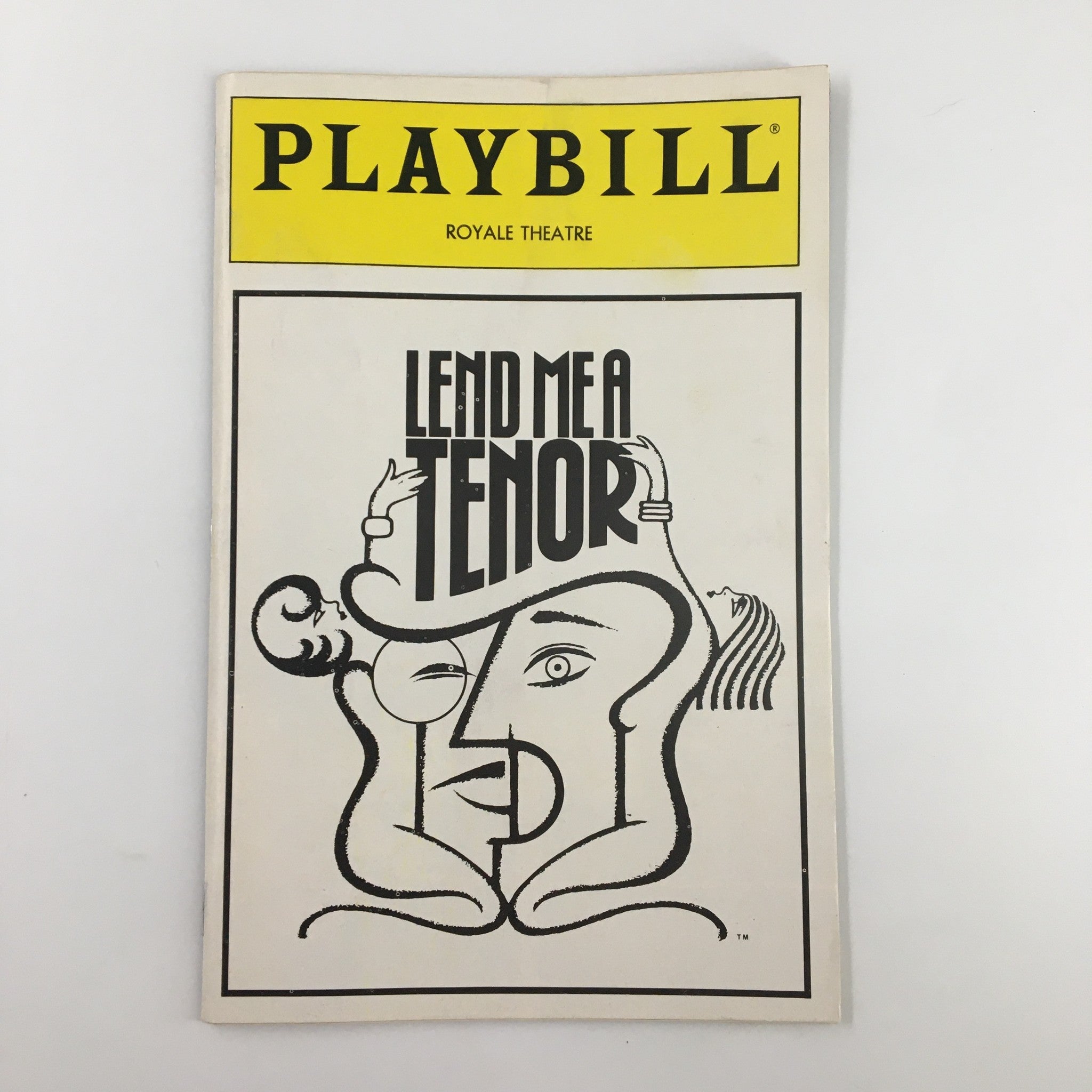 1989 Playbill Royale Theatre Victor Garber in Lend Me A Tenor by Jerry Zaks