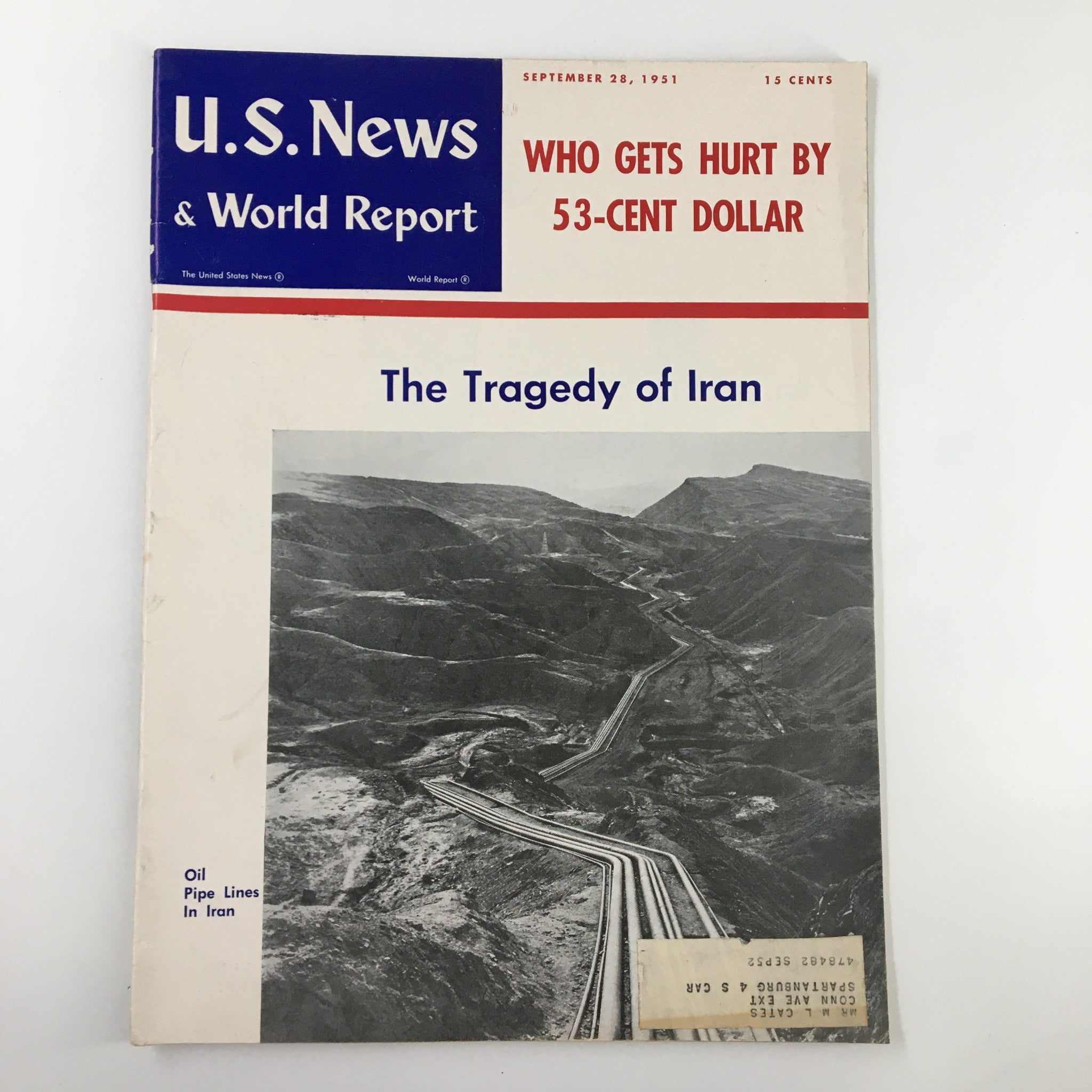 US News & World Report Magazine September 28 1951 Who Get Hurt by 53-Cent Dollar