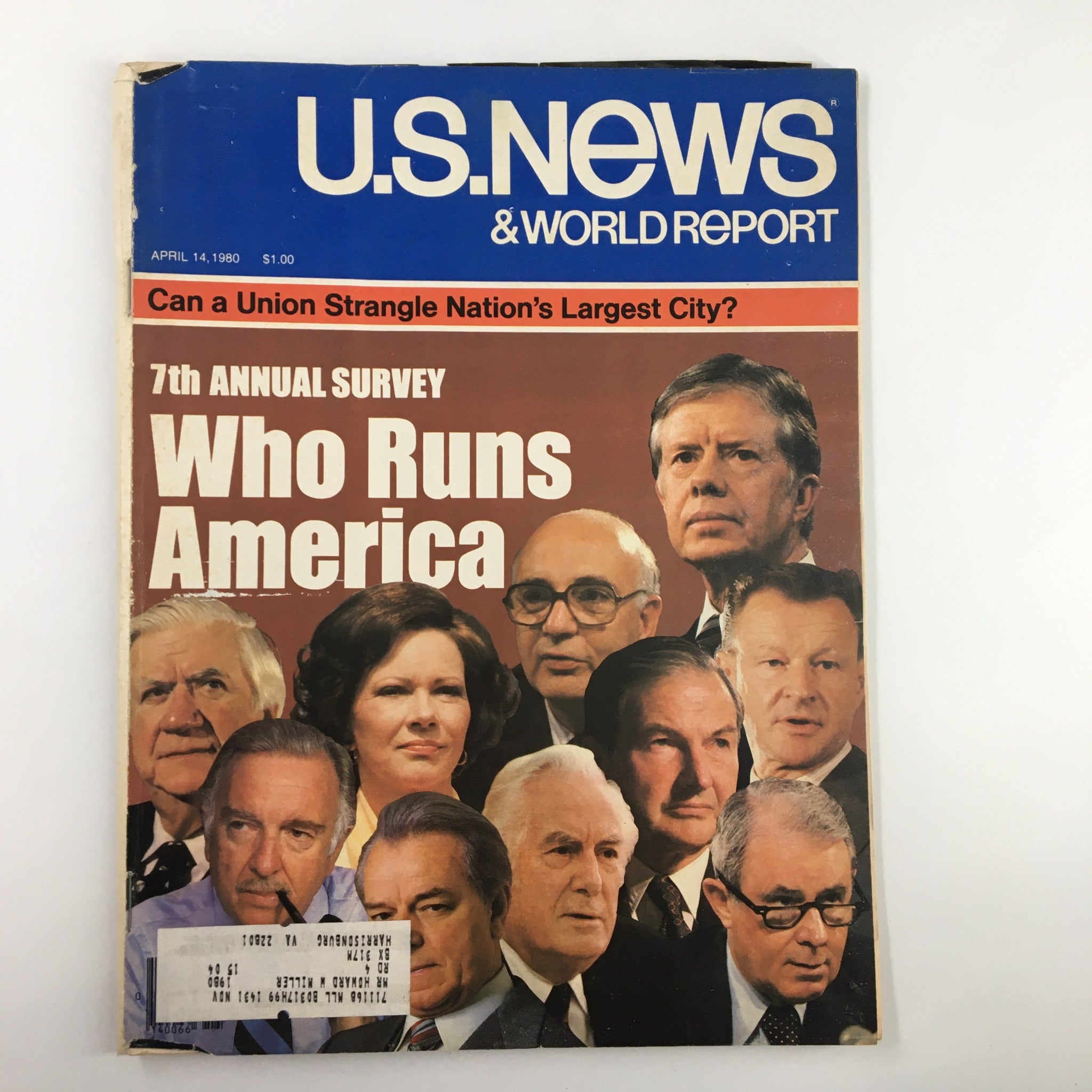 US News & World Report Magazine April 14 1980 Jimmy Carter Who Runs America