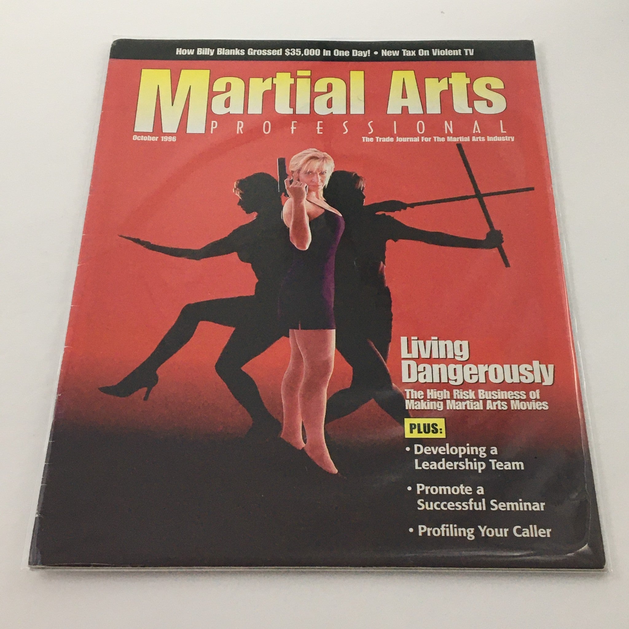 Martial Arts Professional Magazine October 1996 Profiling Your Caller, Newsstand