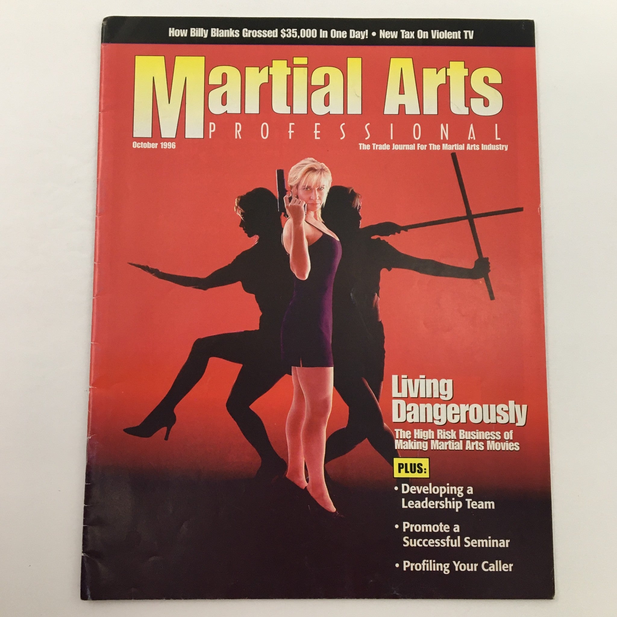 Martial Arts Professional Magazine October 1996 Profiling Your Caller, Newsstand