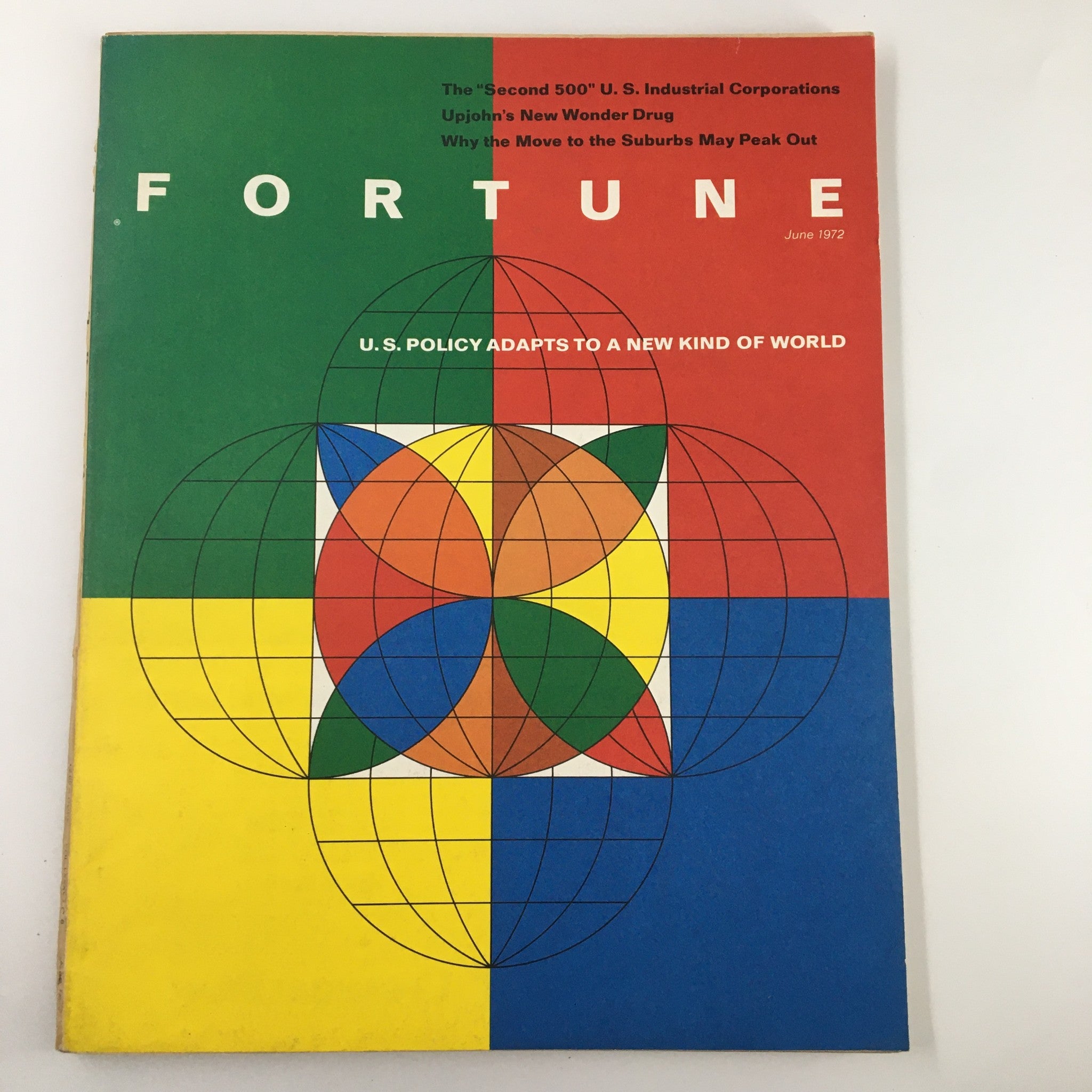 VTG Fortune Magazine June 1972 U.S. Policy Adapts To New Kind of World No Label