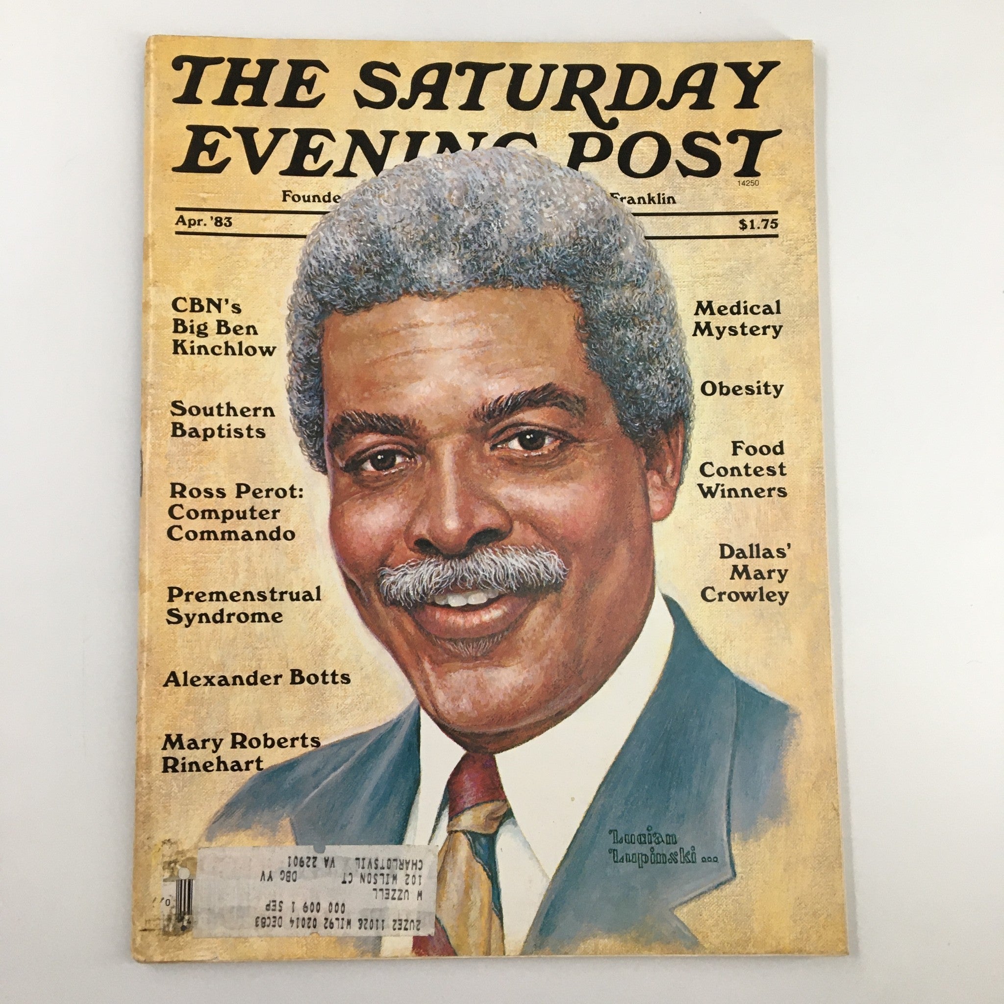 The Saturday Evening Post April 1983 CBN's Big Ben Kinchlow & Luciam Lupinski