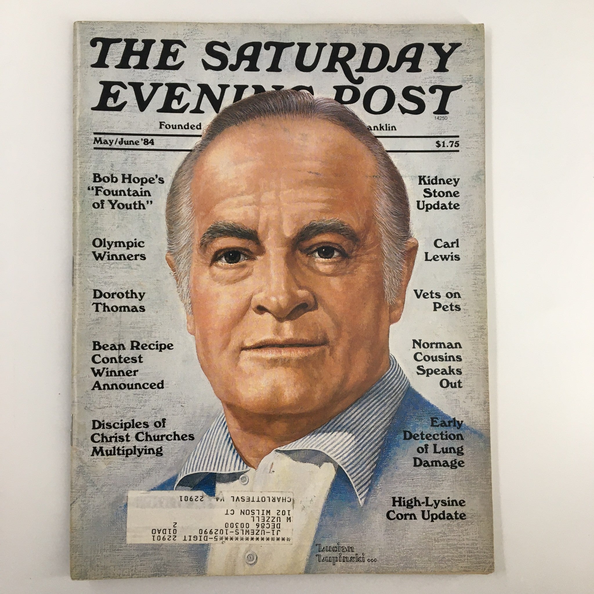 The Saturday Evening Post May 1984 Bob Hope's "Fountain of Youth"