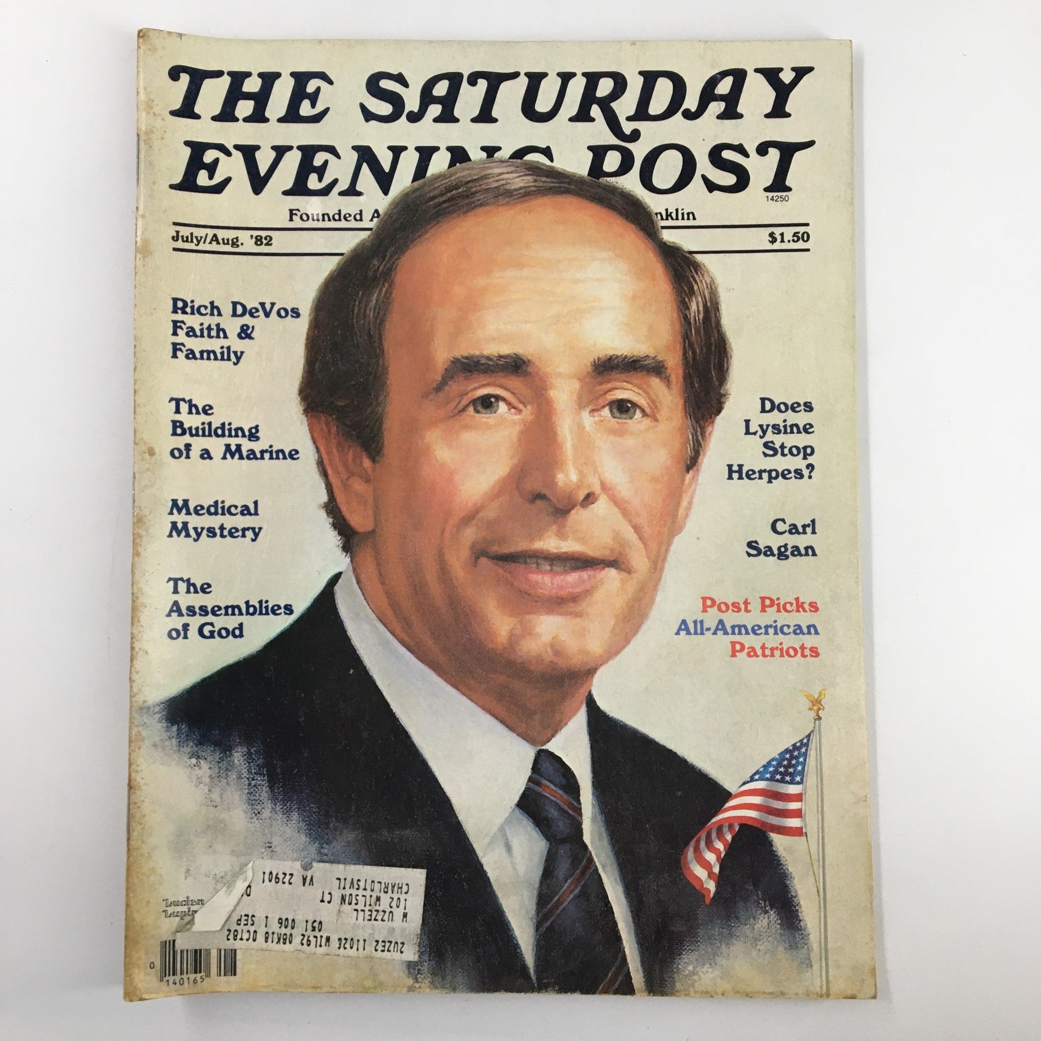 The Saturday Evening Post July 1982 Rich DeVos Faith and Family & Carl Sagan