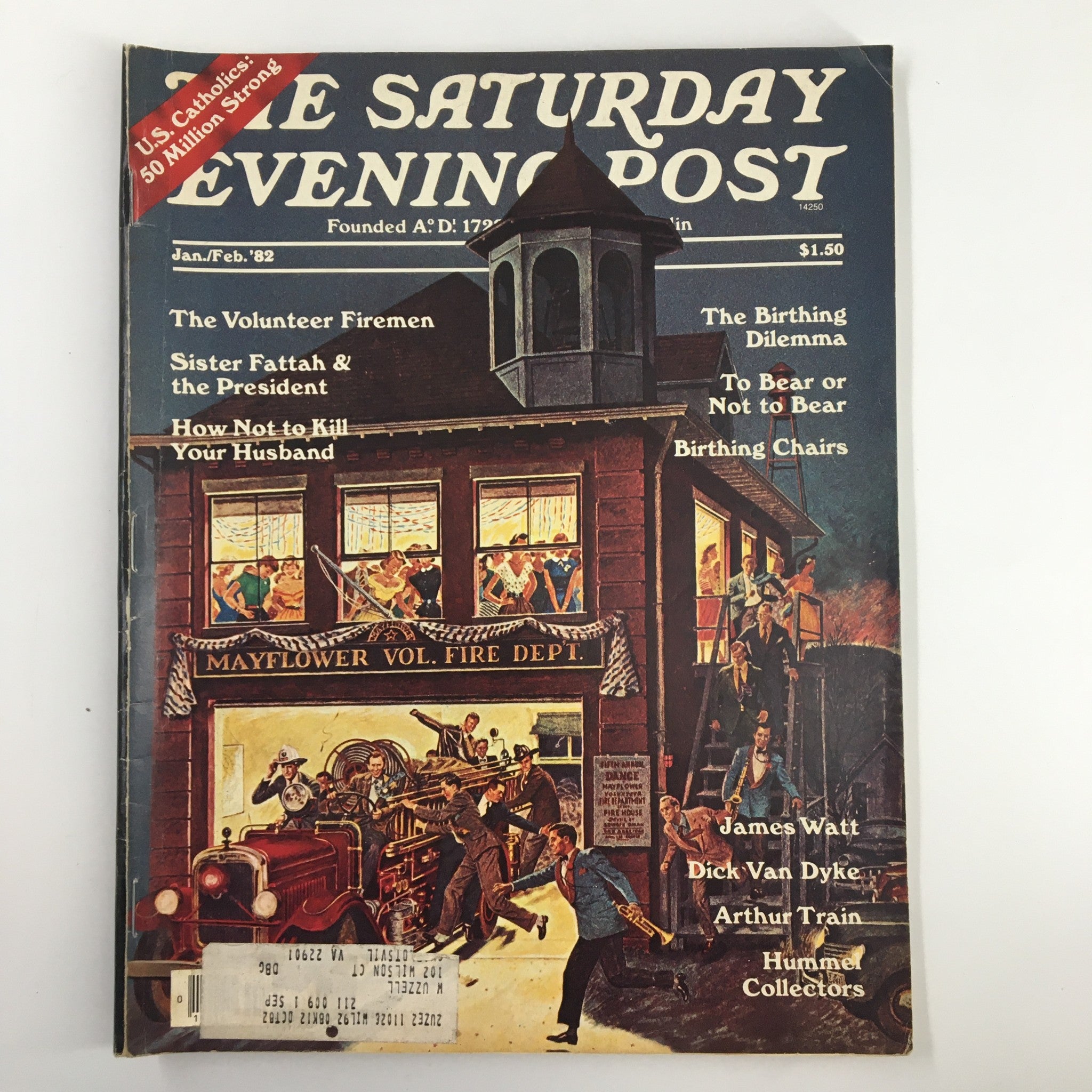 The Saturday Evening Post January 1982 Sister Fattah and The President