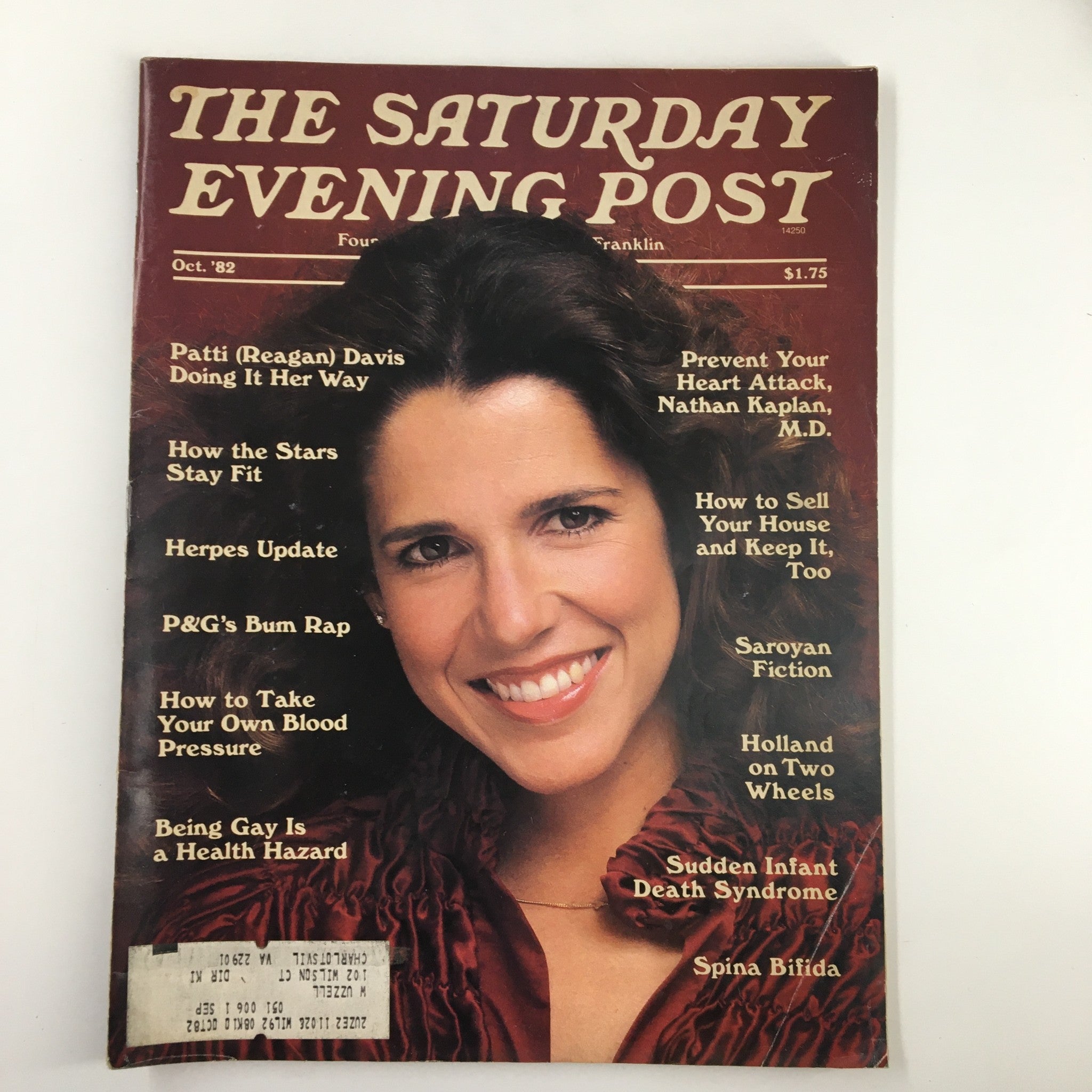 The Saturday Evening Post October 1982 Patti Reagan Davis Doing It Her Way