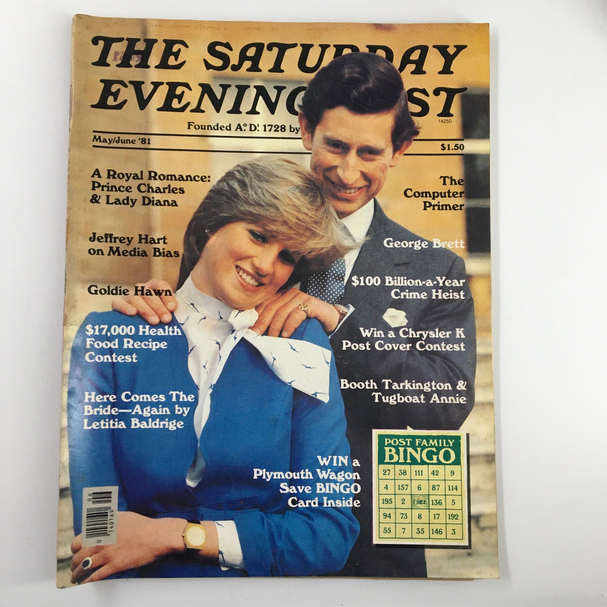 The Saturday Evening Post May 1981 Princess Diana & Prince Charles No Label