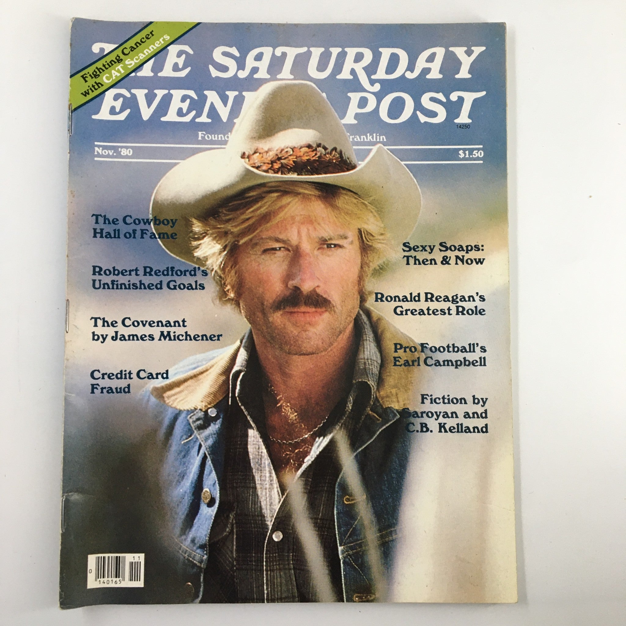 The Saturday Evening Post November 1980 The Cowboy Hall of Fame No Label