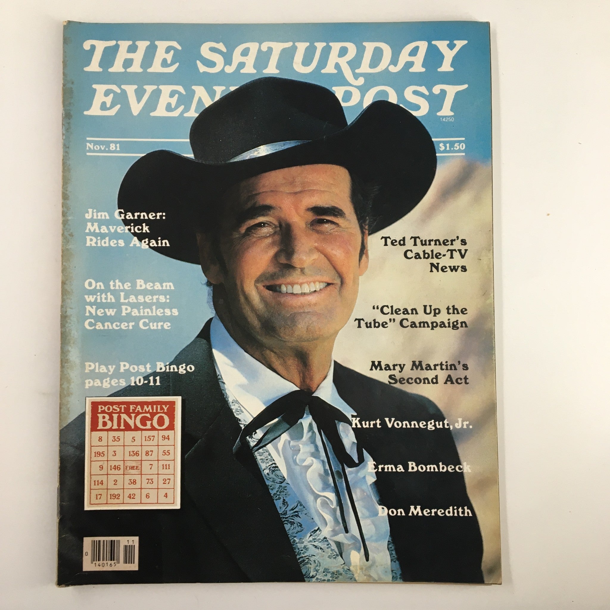 The Saturday Evening Post November 1981 Ted Turner's Cable TV News No Label