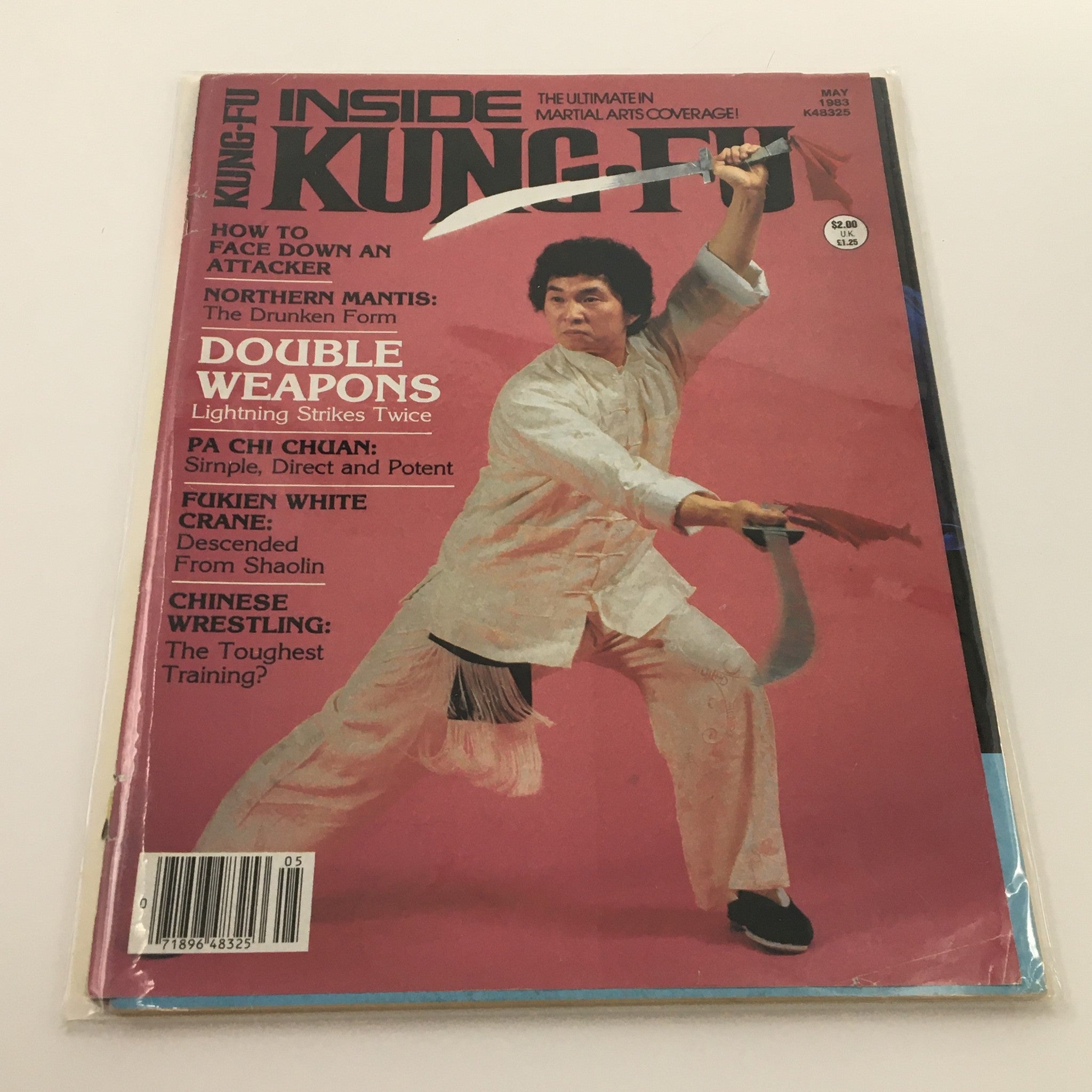 Inside Kung-Fu Magazine May 1983 Double Weapons Strikes Twice, Newsstand